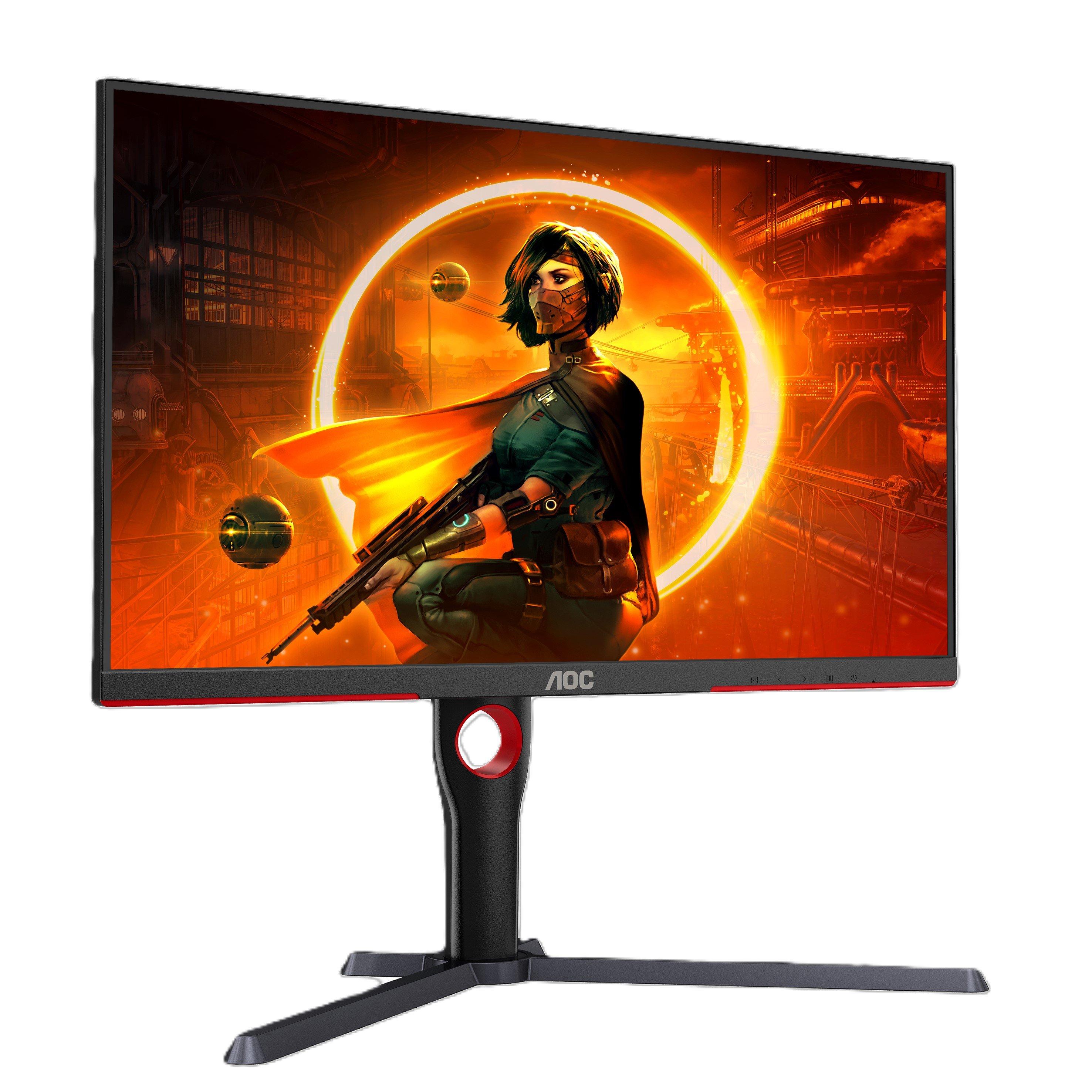 Black - AOC - Q27G3XMN/BK 27 Inch 180Hz QHD Mini LED Gaming Monitor - 6