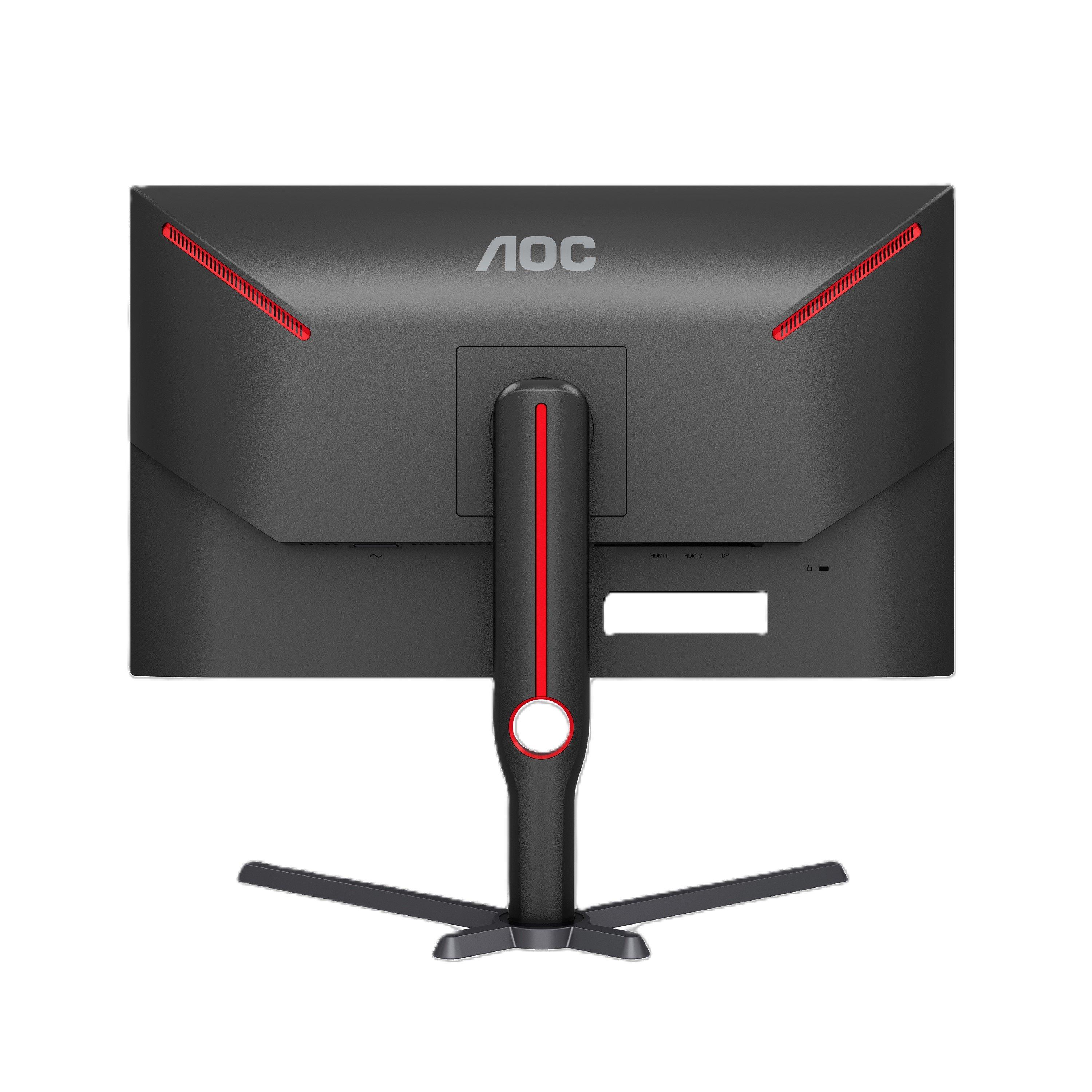 Black - AOC - Q27G3XMN/BK 27 Inch 180Hz QHD Mini LED Gaming Monitor - 9