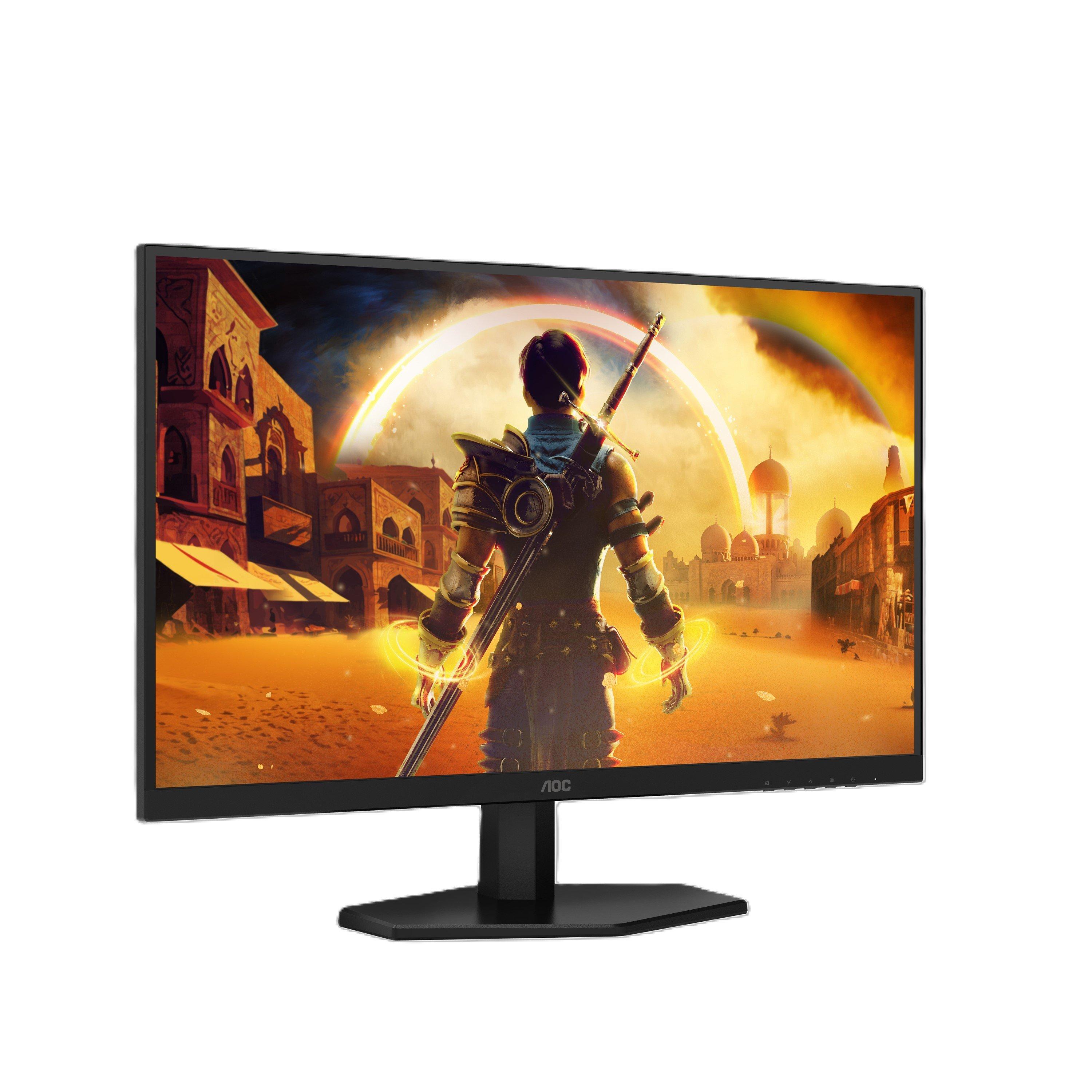 Black - AOC - Q27G42XNE 27 Inch 180Hz QHD Gaming Monitor - 2