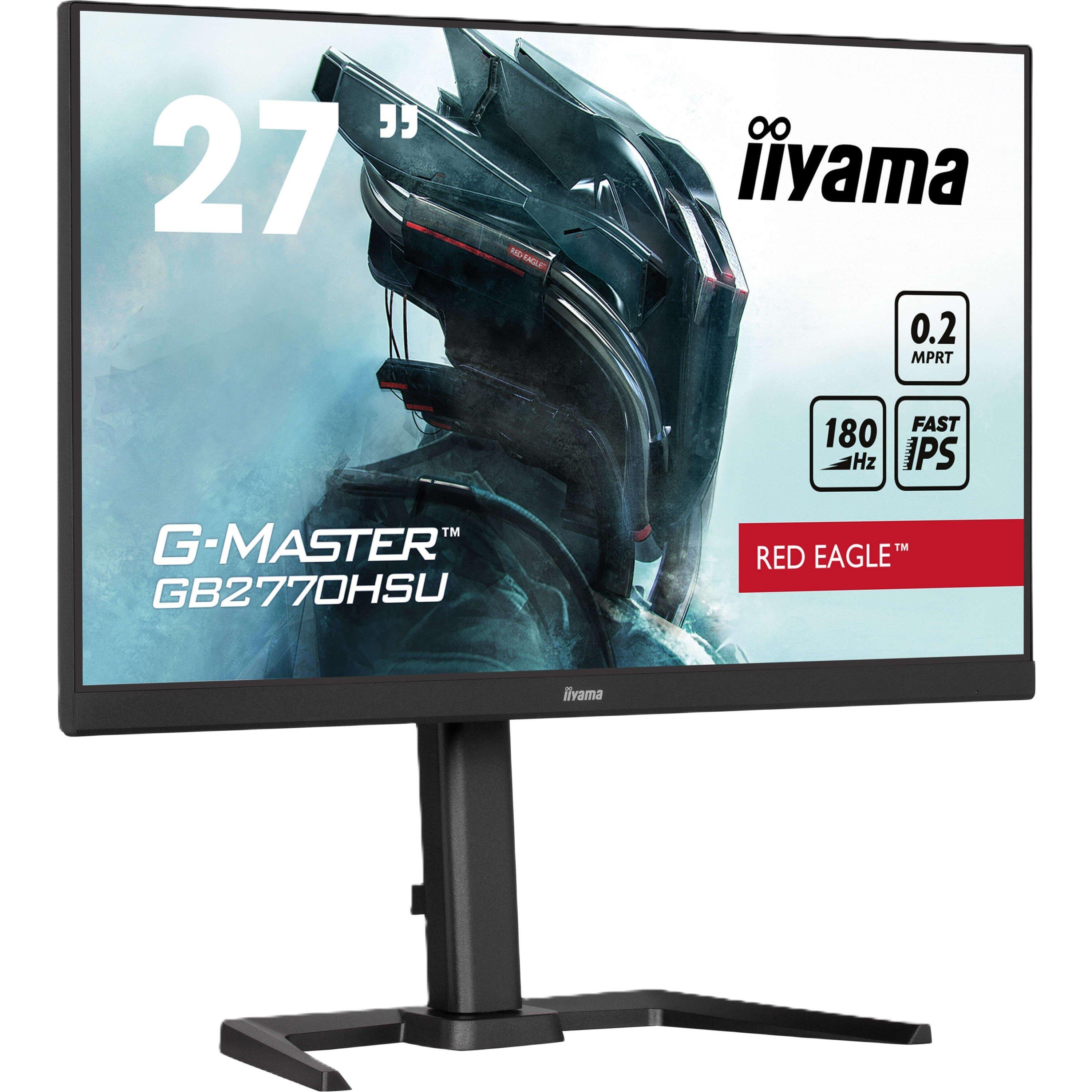 Black - iiyama - G-Master GB2770HSU-B6 27 Inch 180Hz Fast IPS Monitor - 3