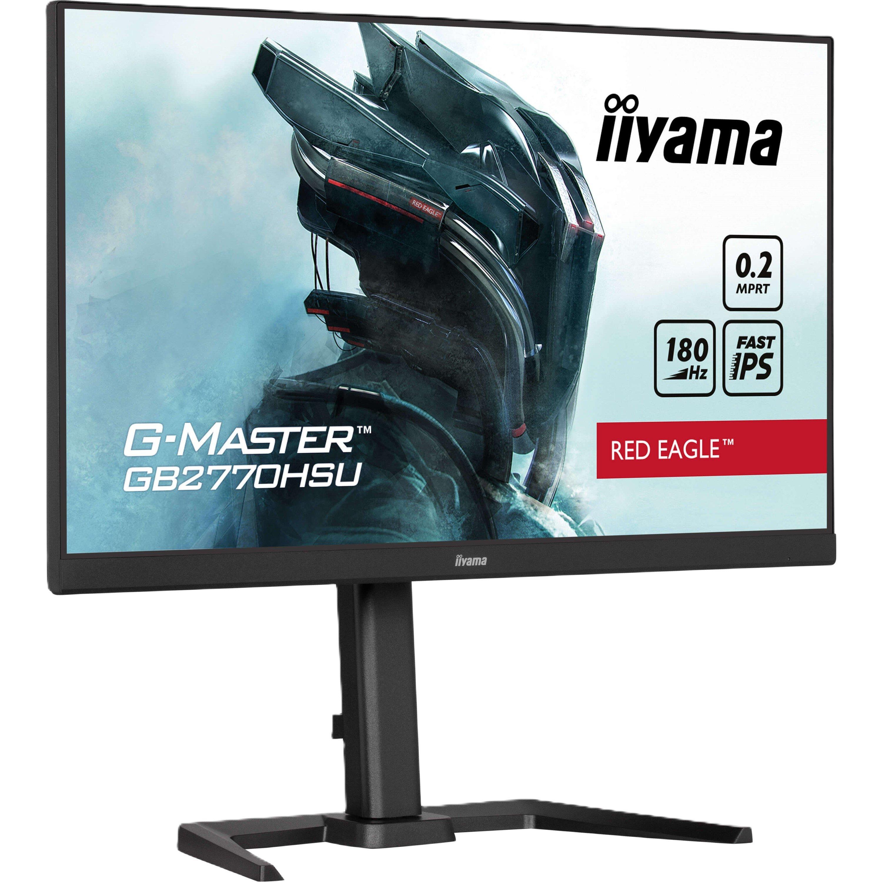 Black - iiyama - G-Master GB2770HSU-B6 27 Inch 180Hz Fast IPS Monitor - 4