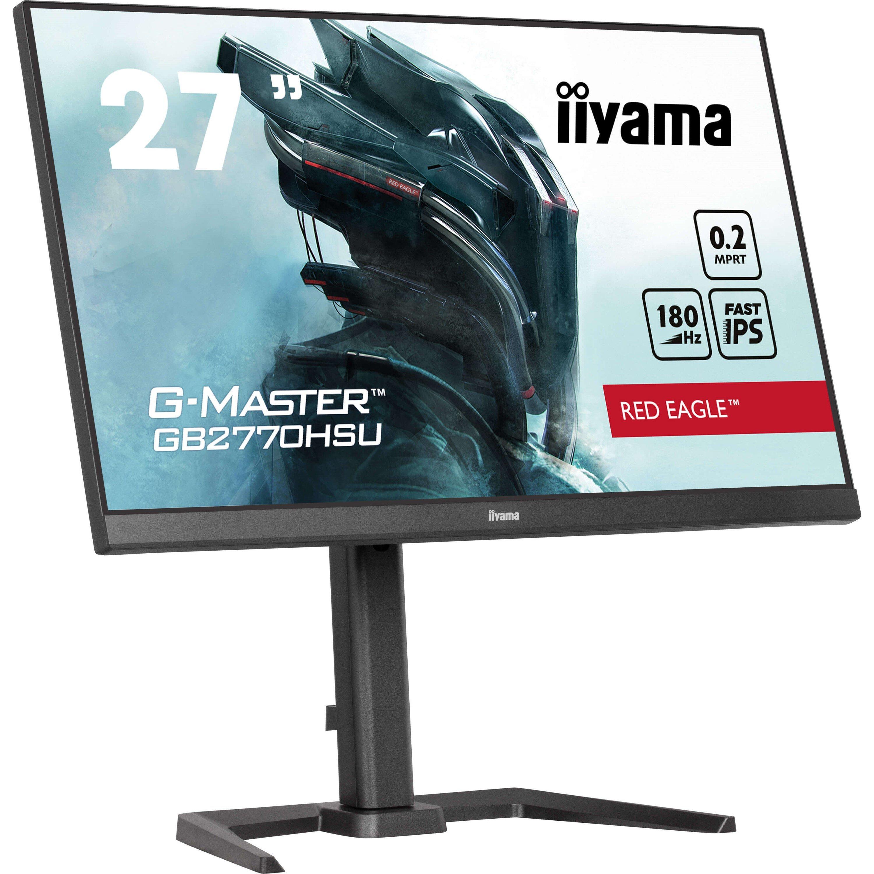 Black - iiyama - G-Master GB2770HSU-B6 27 Inch 180Hz Fast IPS Monitor - 5