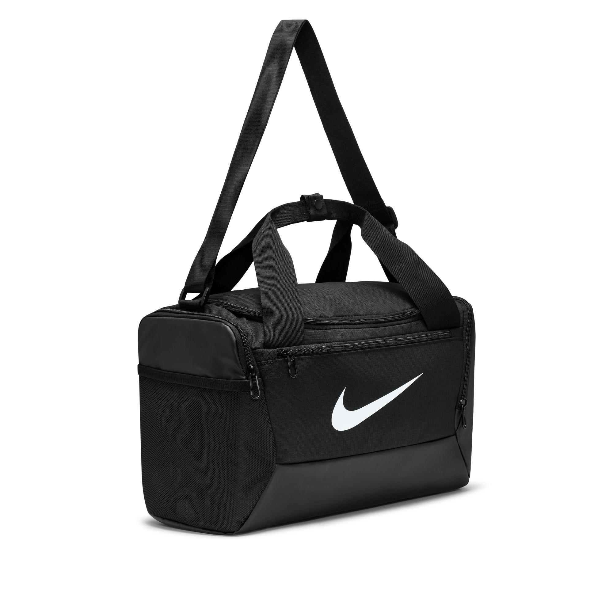 Blk/Blk/Wht - Nike - Nike Brasilia 9.5 Training Extra Small Duffle Bag - 3