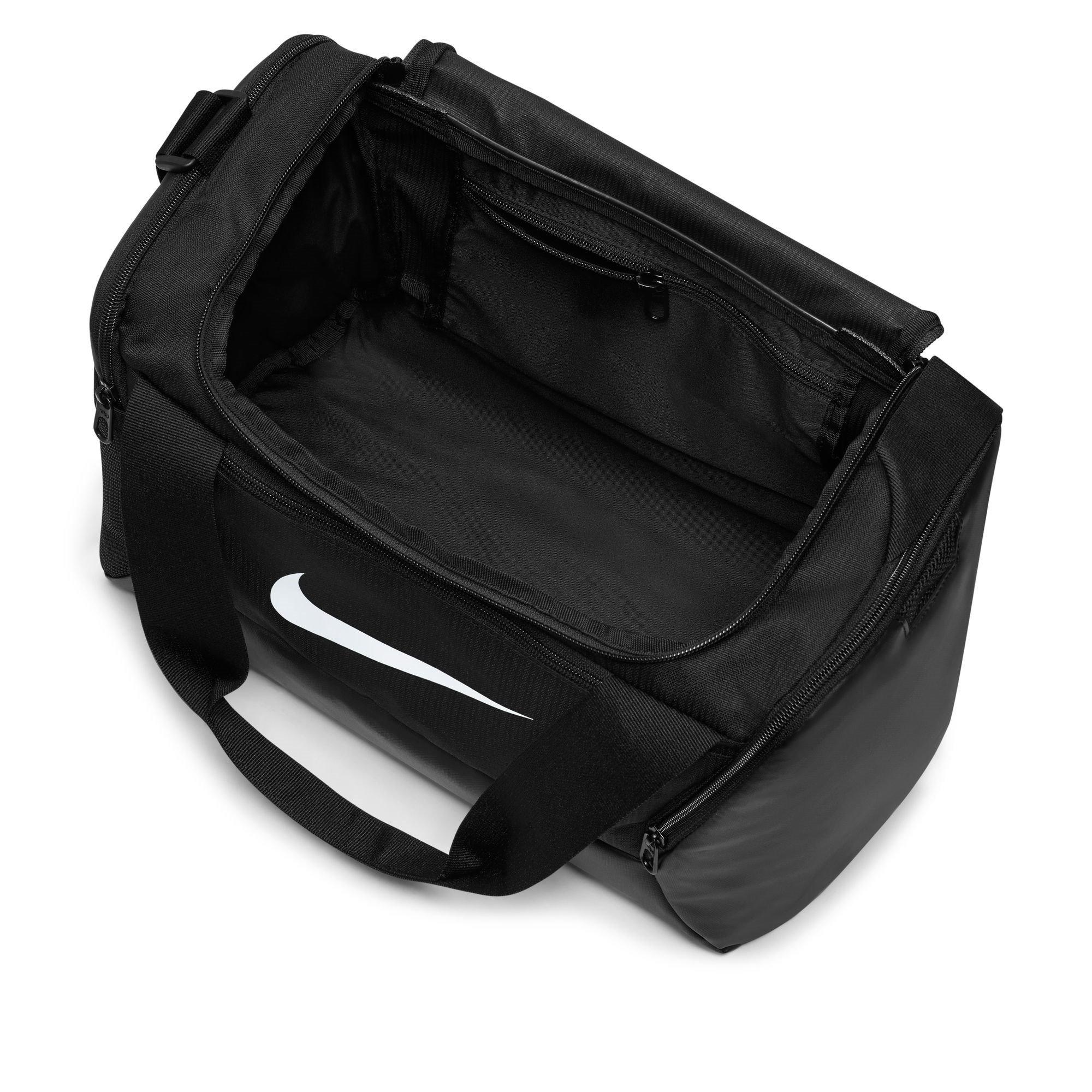 Blk/Blk/Wht - Nike - Nike Brasilia 9.5 Training Extra Small Duffle Bag - 5