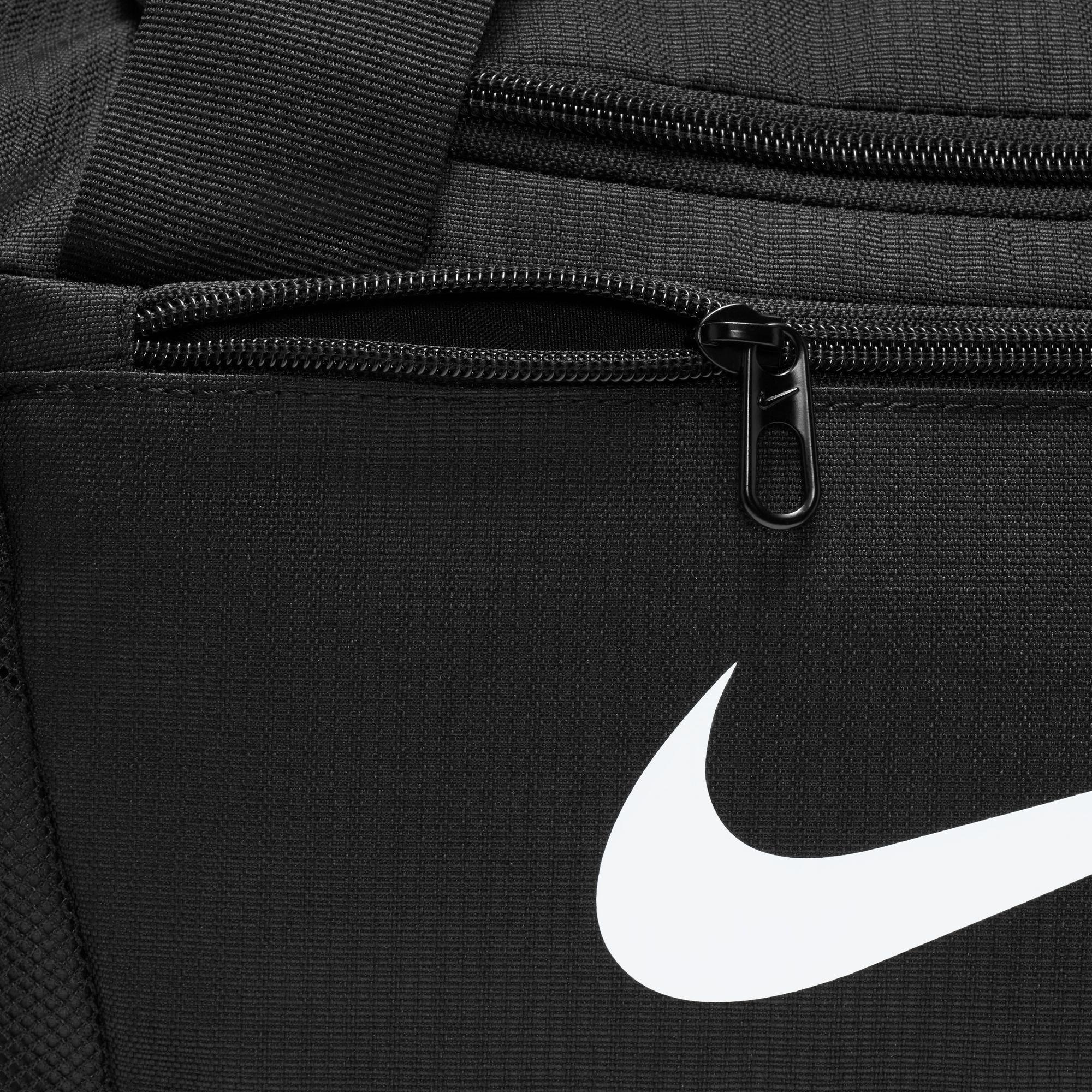 Blk/Blk/Wht - Nike - Nike Brasilia 9.5 Training Extra Small Duffle Bag - 7