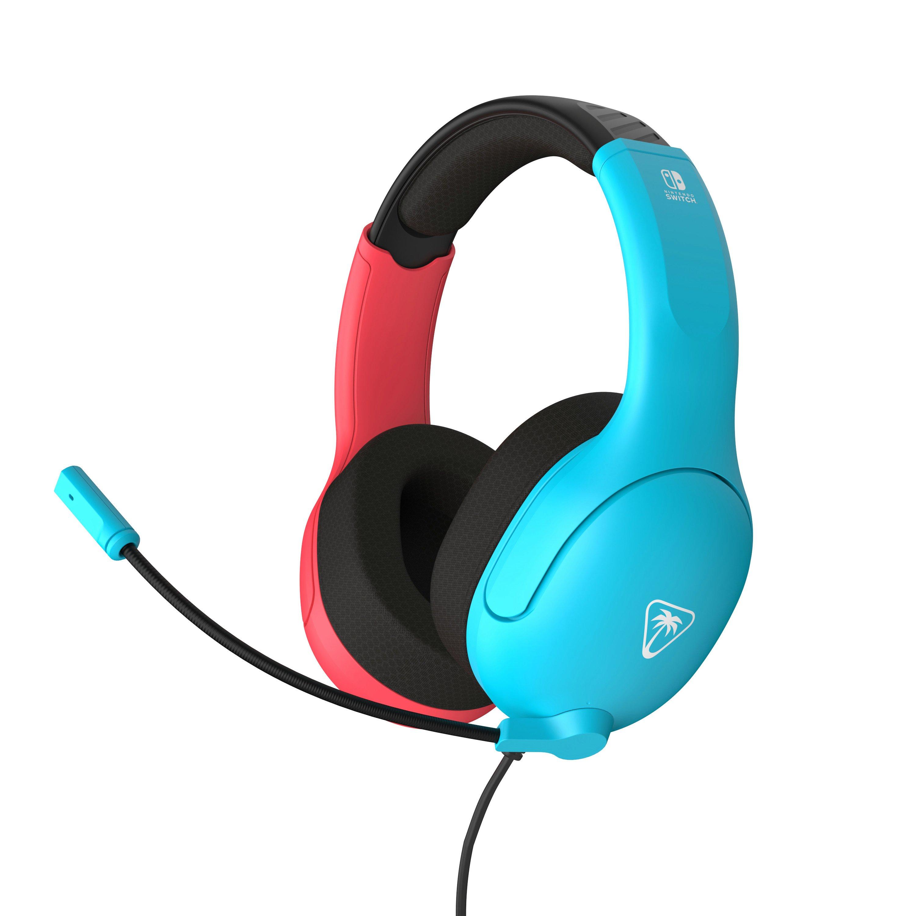 Neon plava i crvena - Turtle Beach - Airlite Fit Officially licensed Nintendo Wired Gaming Headset - 1