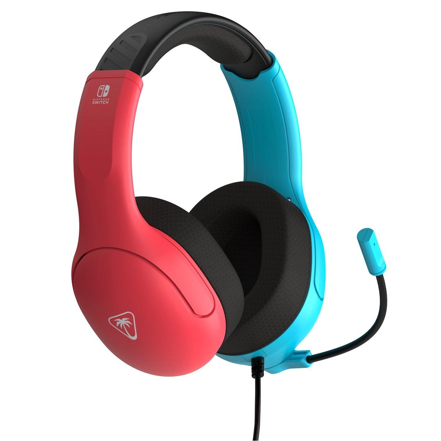 Neon Blau & Rot - Turtle Beach - Airlite Fit Officially licensed Nintendo Wired Gaming Headset - 8