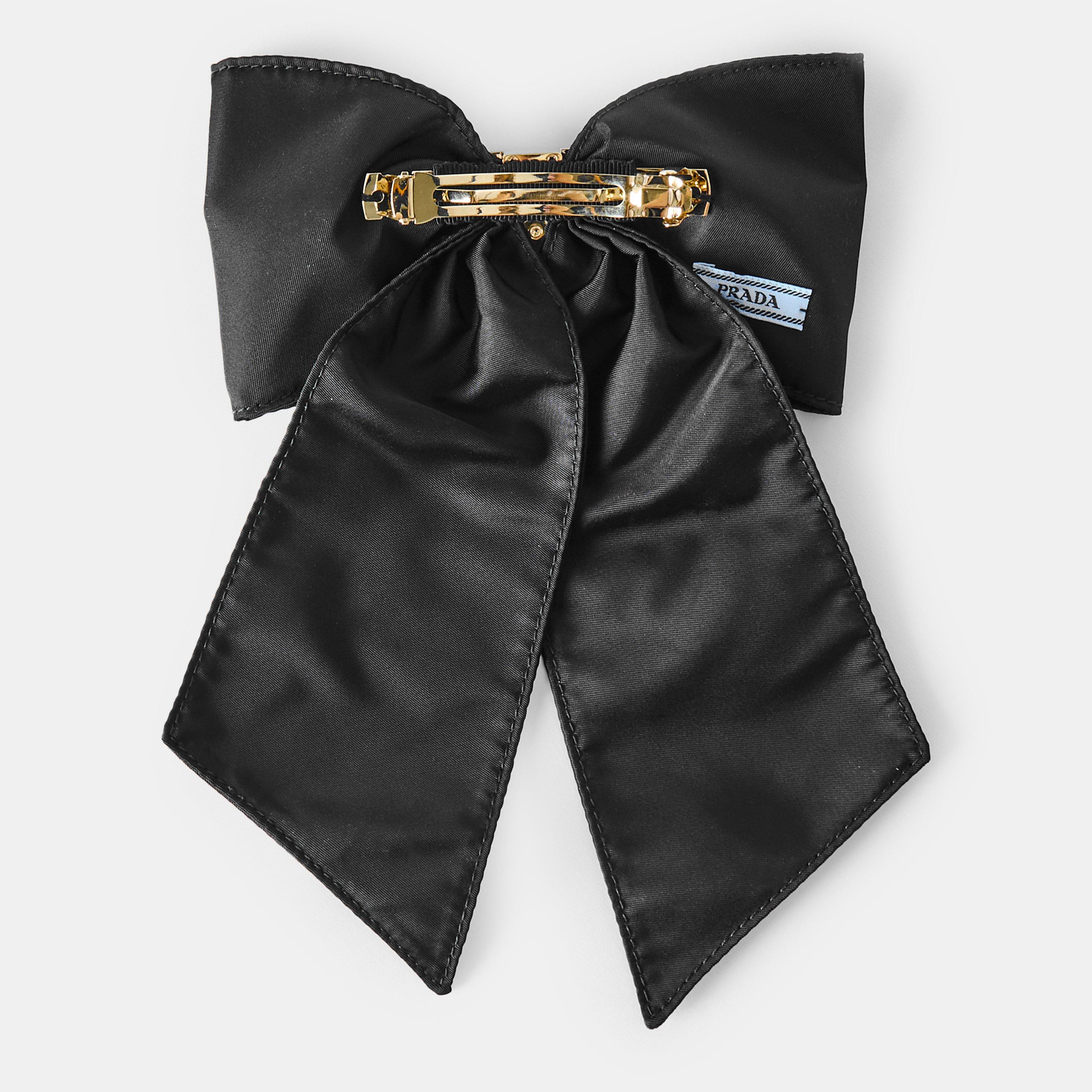 Nero - Prada - Prada Logo Bow Clip Ld05 - 2