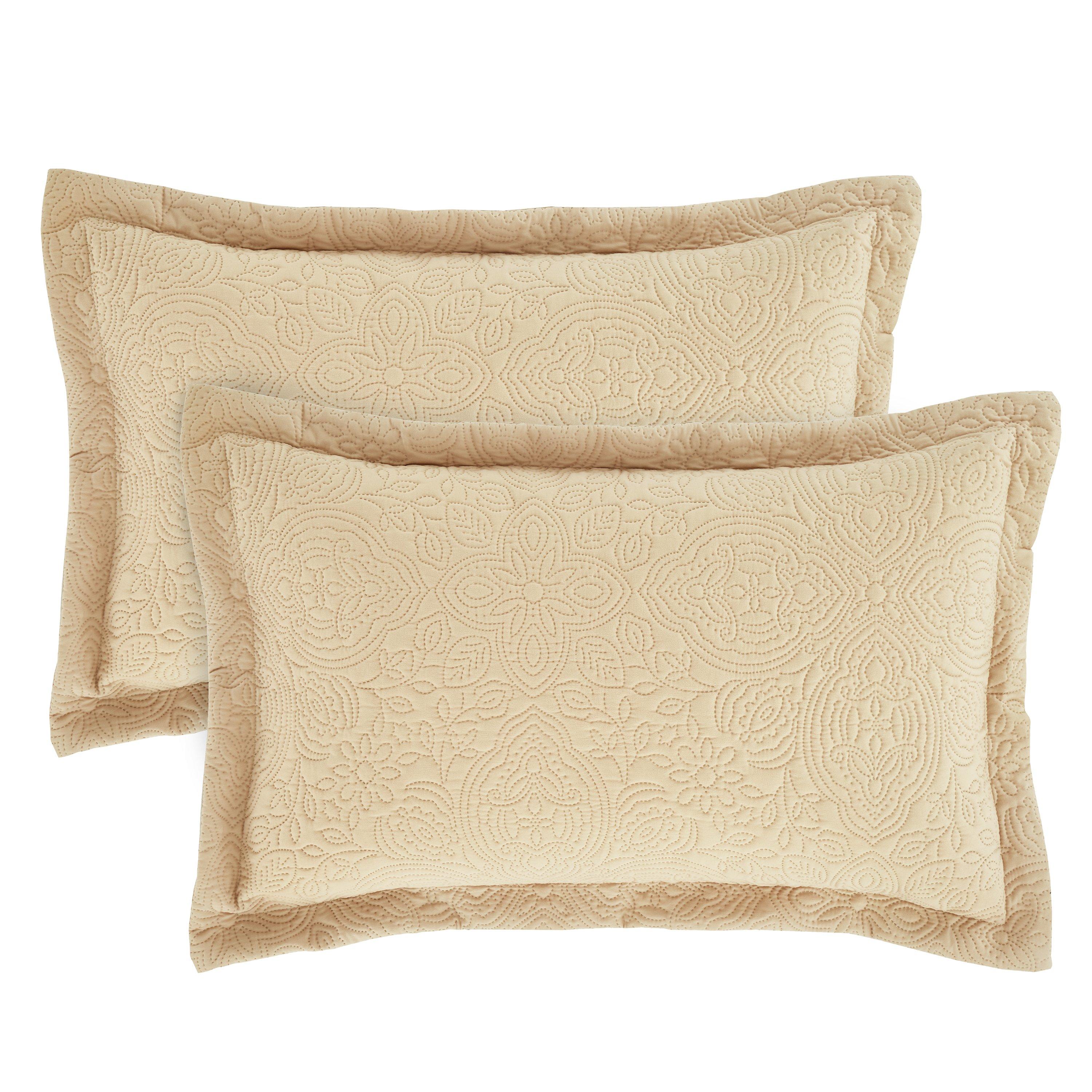 Natural - Pineapple Elephant - Casablanca Pinsonic Pillowsham Pair - 3