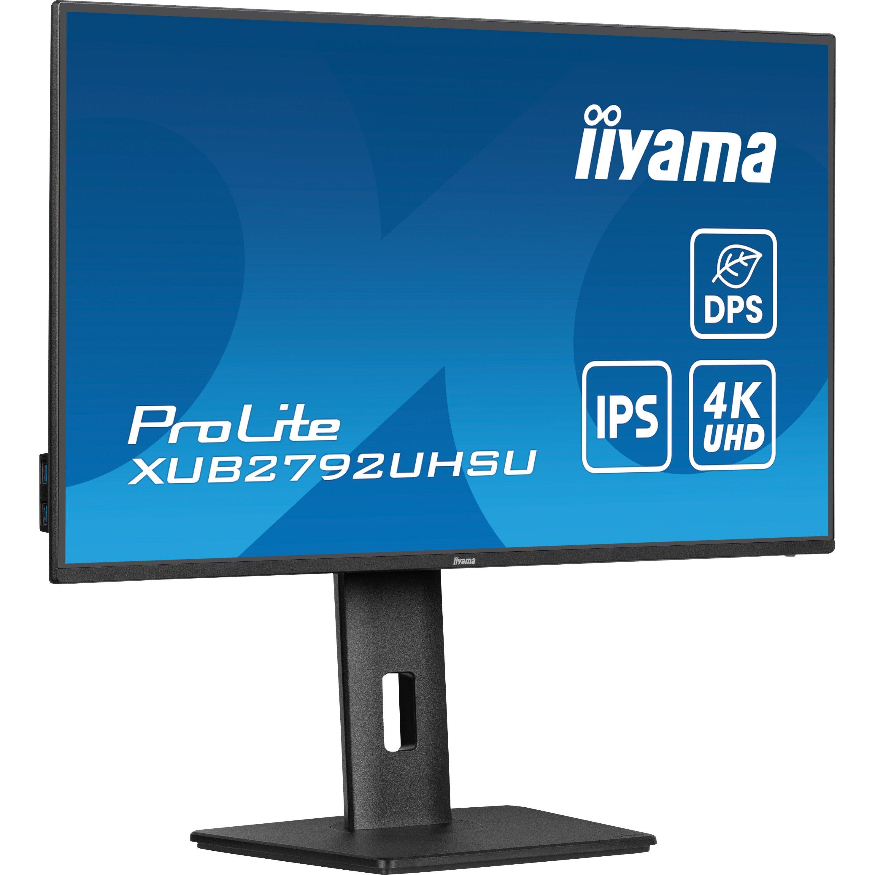 Black - iiyama - Prolite XUB2792UHSU-B6 27 Inch 60Hz IPS Monitor - 4