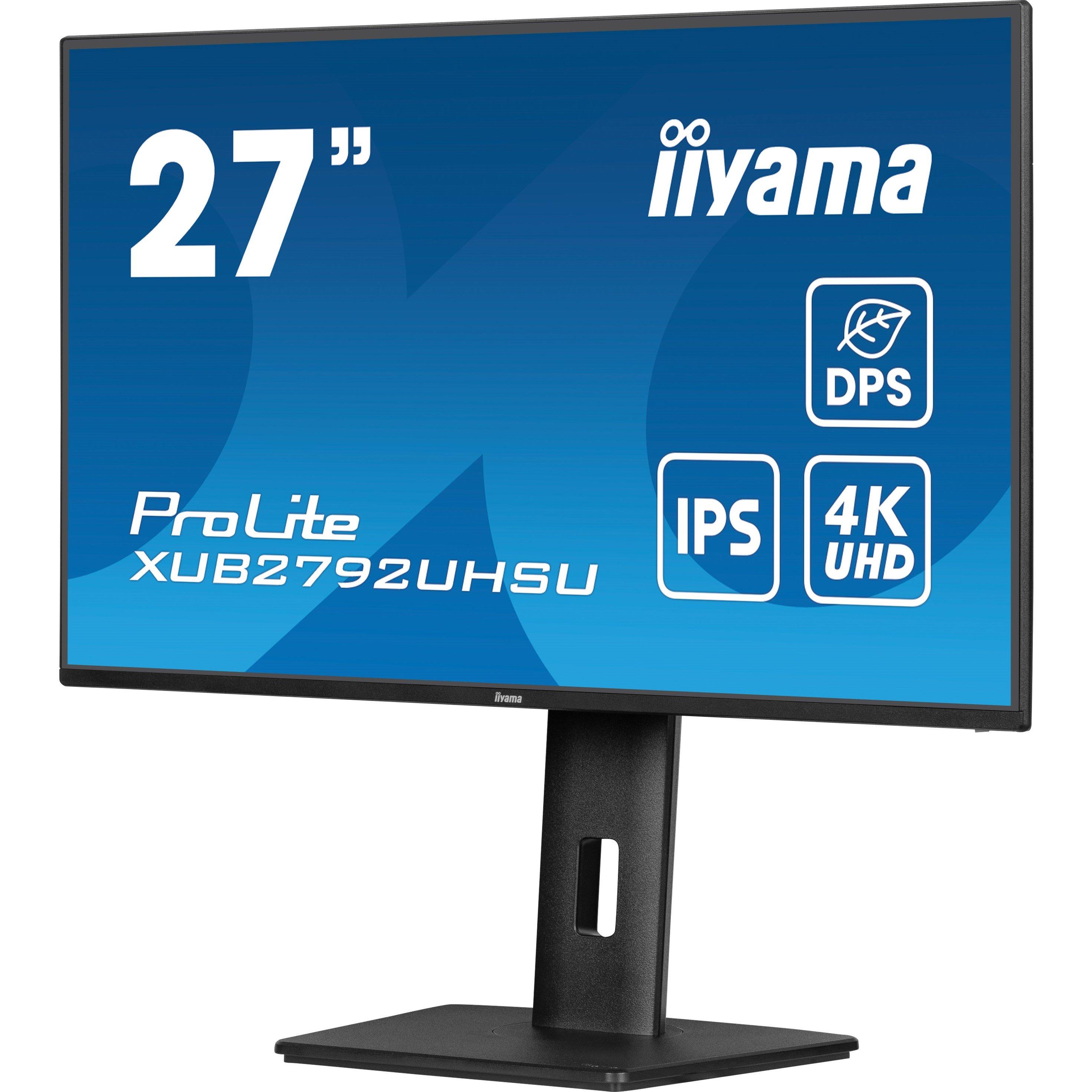 Black - iiyama - Prolite XUB2792UHSU-B6 27 Inch 60Hz IPS Monitor - 5