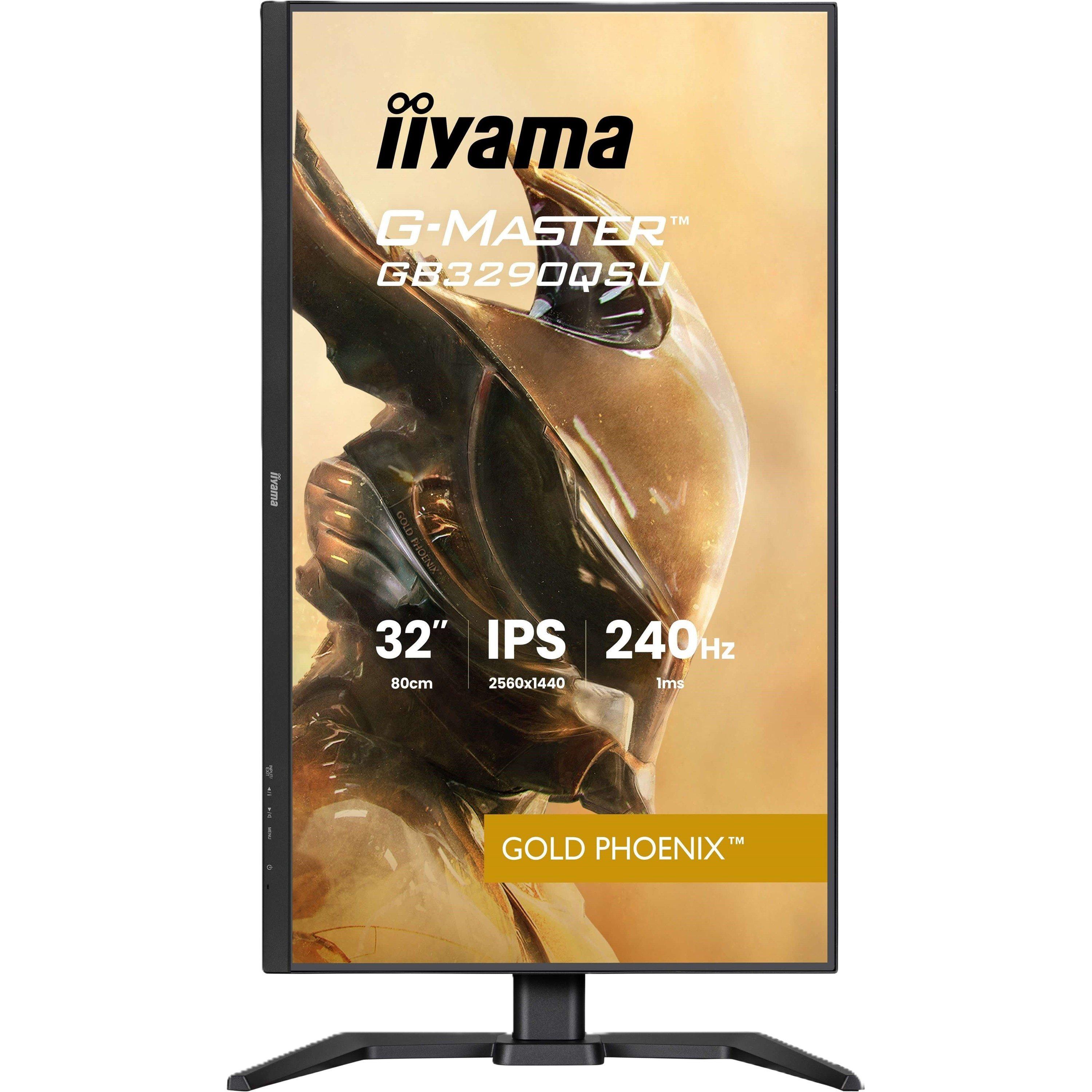Black - iiyama - G-MASTER GB3290QSU-B1 32 Inch 240Hz IPS Monitor - 2