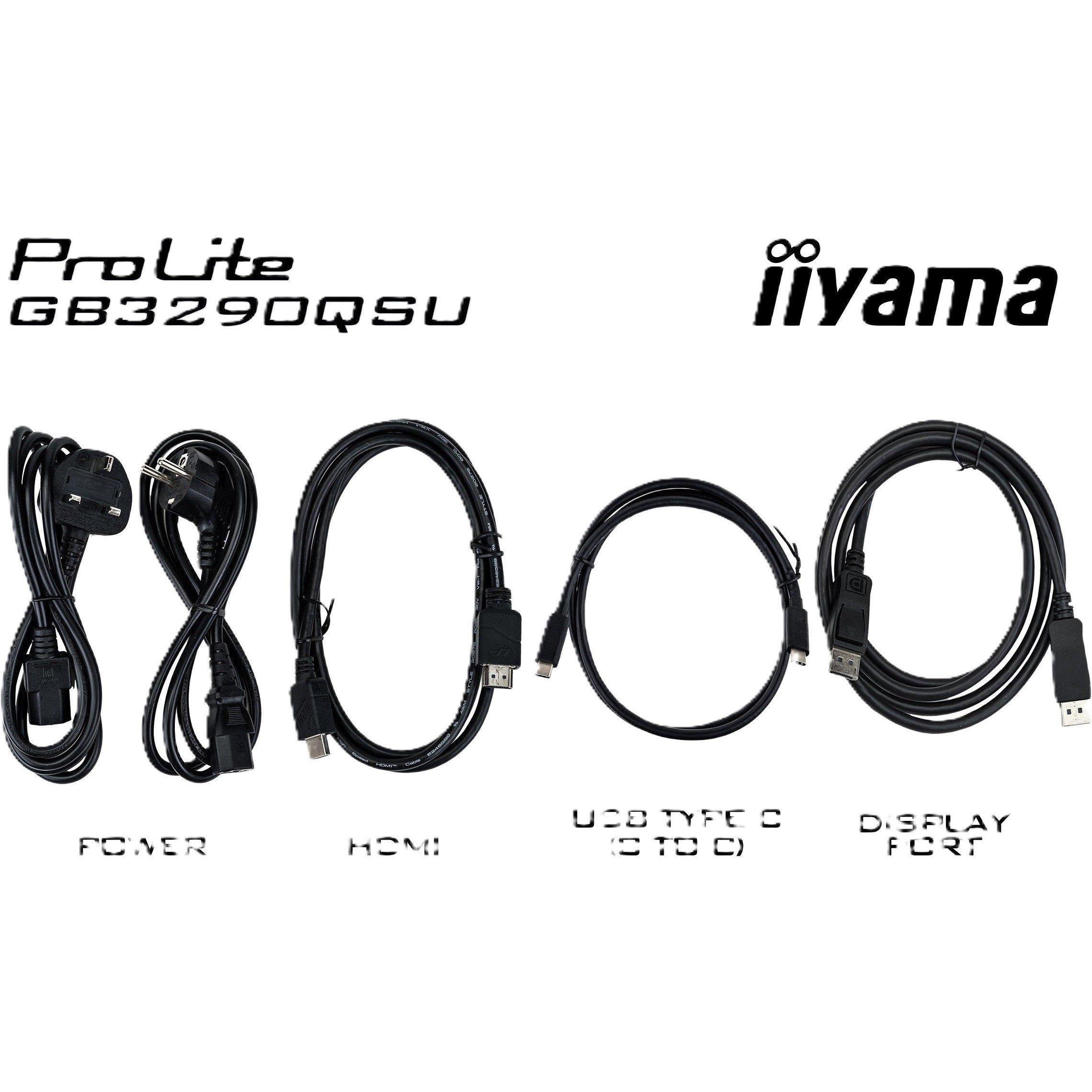 Black - iiyama - G-MASTER GB3290QSU-B1 32 Inch 240Hz IPS Monitor - 12