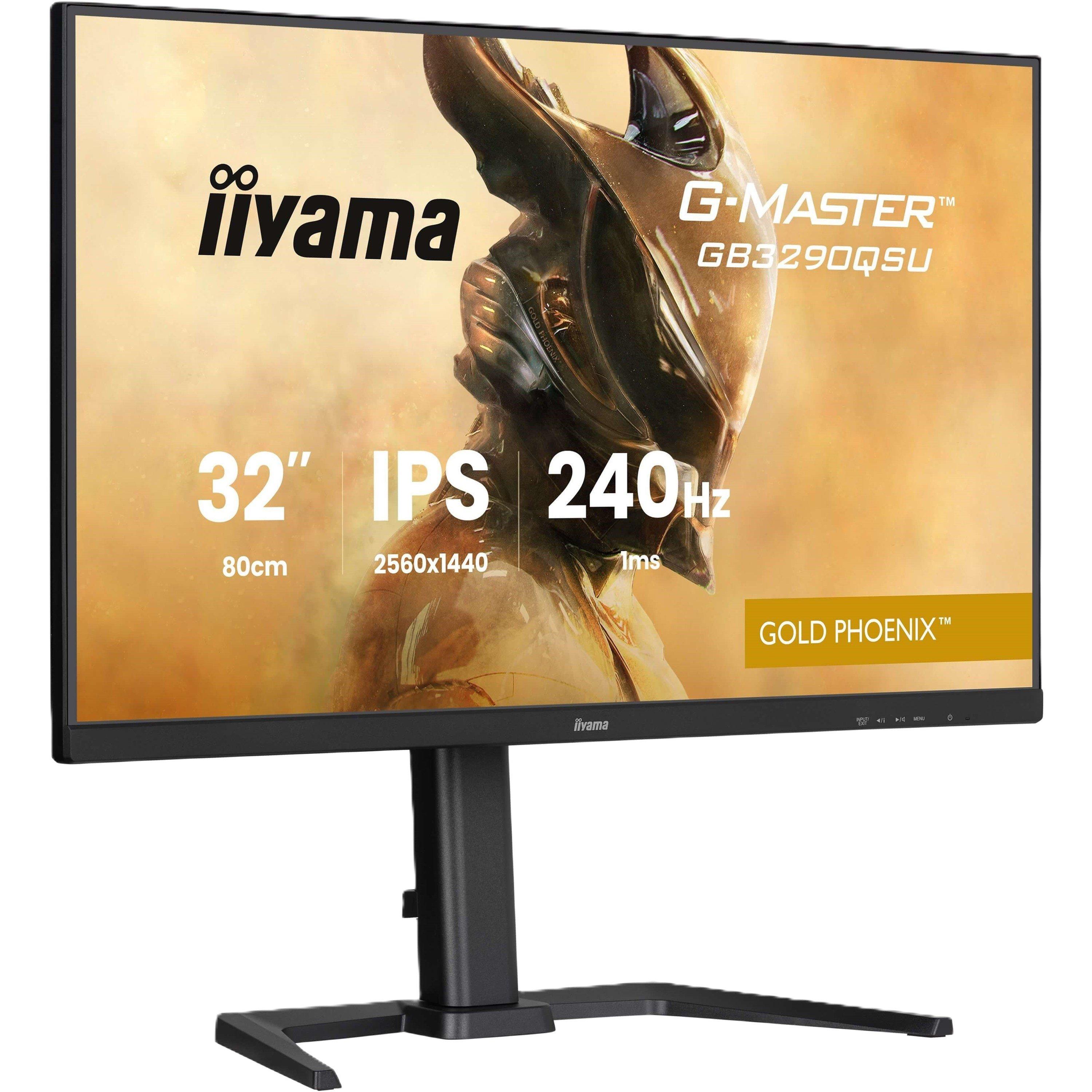 Black - iiyama - G-MASTER GB3290QSU-B1 32 Inch 240Hz IPS Monitor - 3