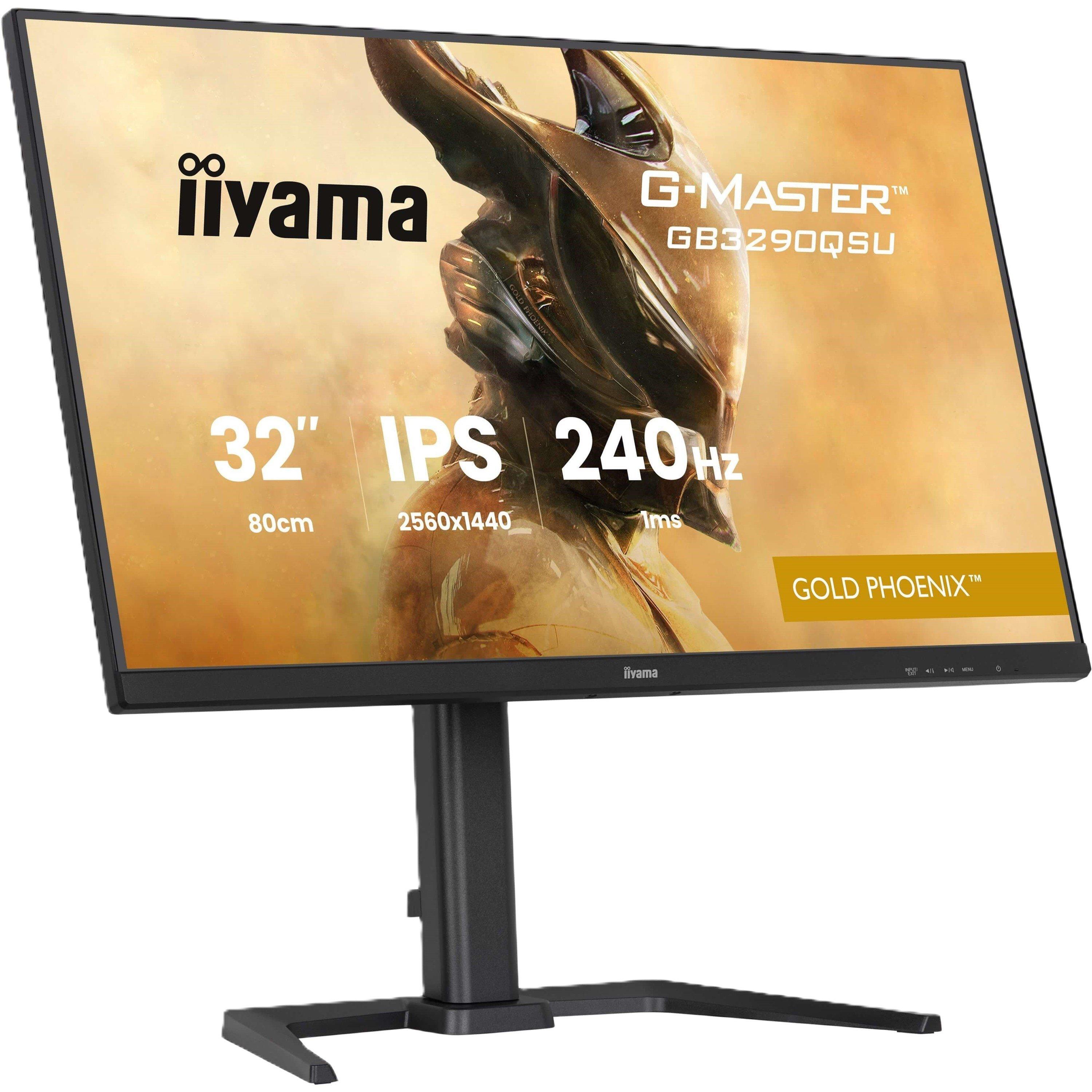 Black - iiyama - G-MASTER GB3290QSU-B1 32 Inch 240Hz IPS Monitor - 4