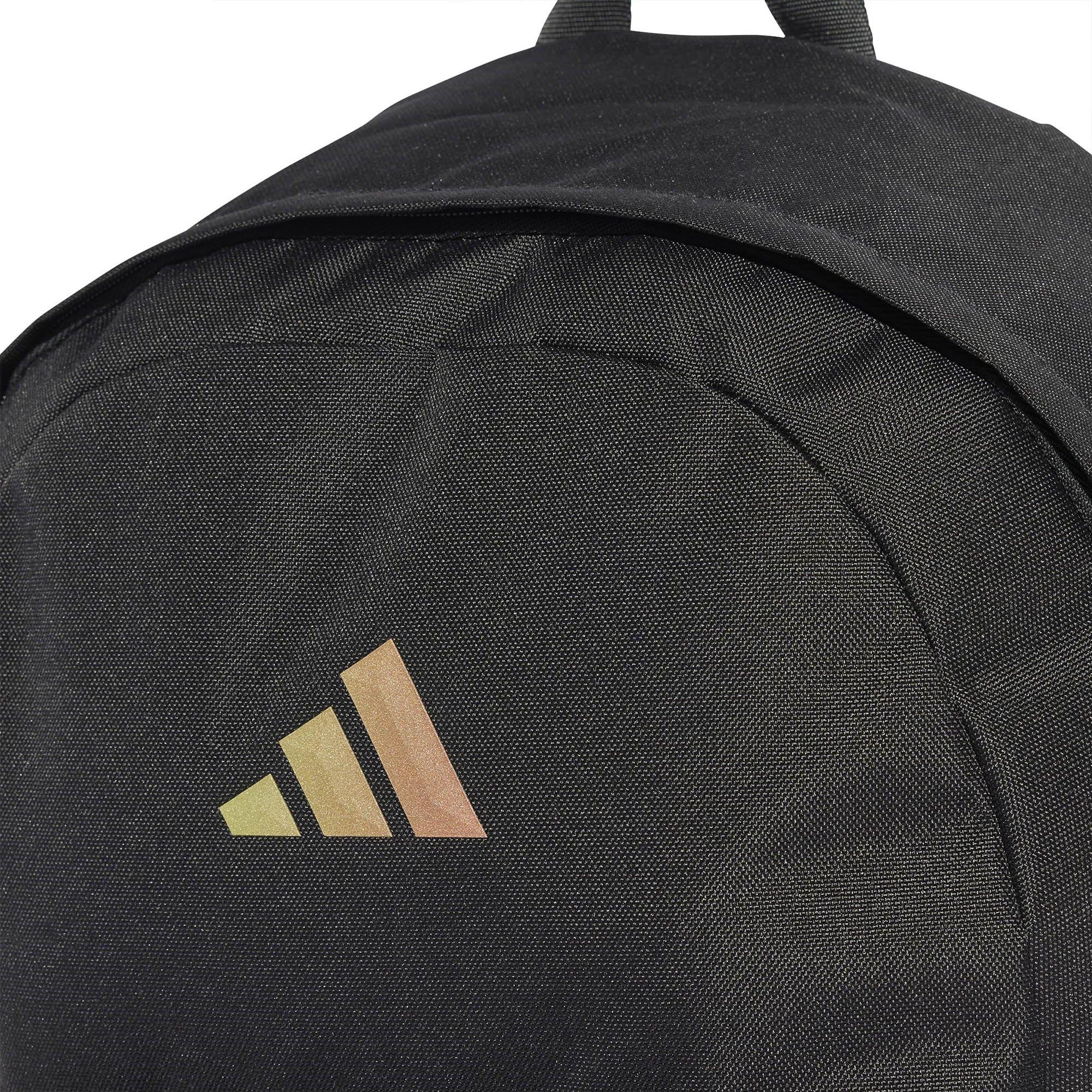 Carbon - adidas - Essentials 3 Bar Logo Backpack - 6