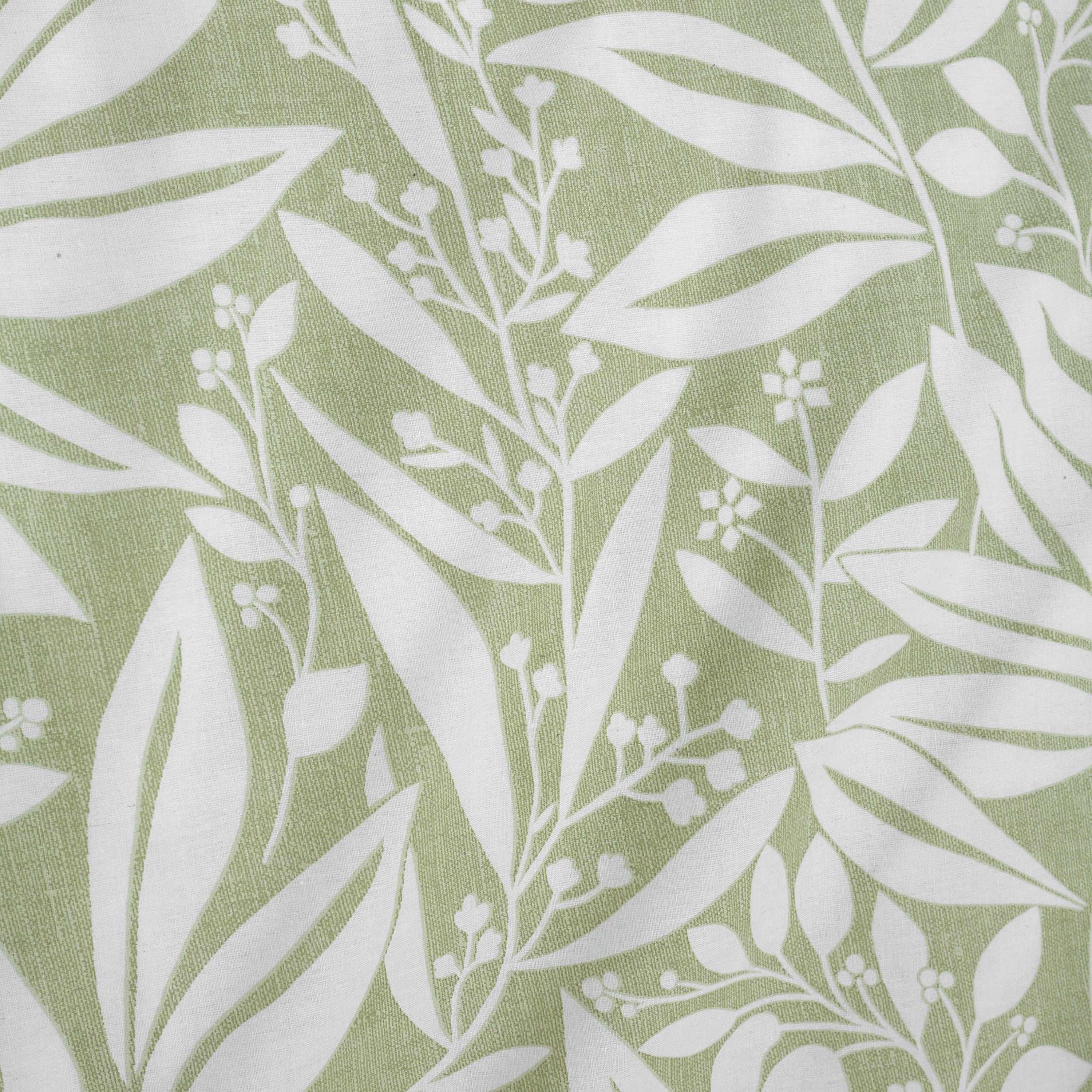 Green - Catherine Lansfield - Sorrel Leaf Reversible Duvet Cover Set - 5