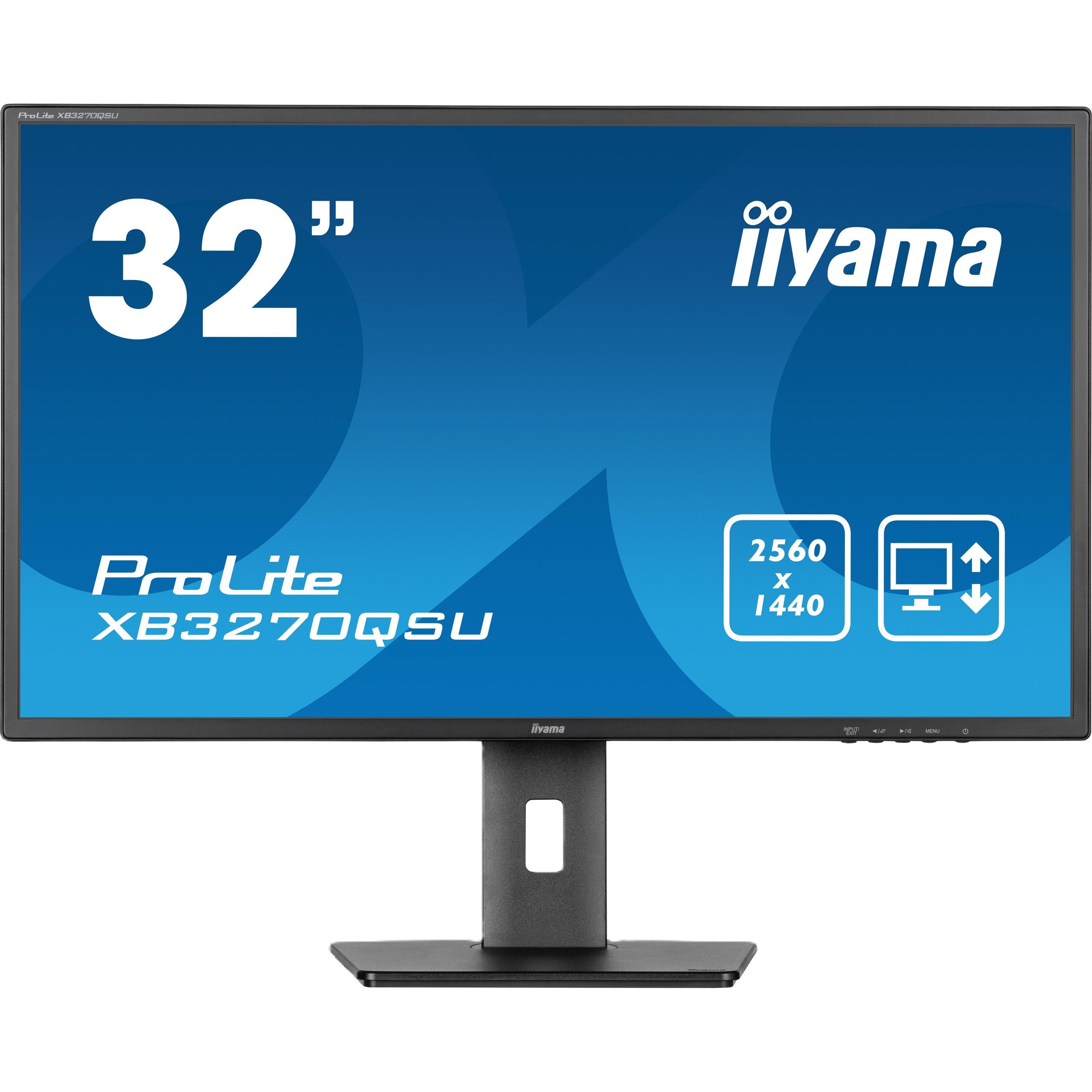 iiyama Prolite XB3270QSU-B1 31.5 Inch 100Hz QHD Monitor | Sports