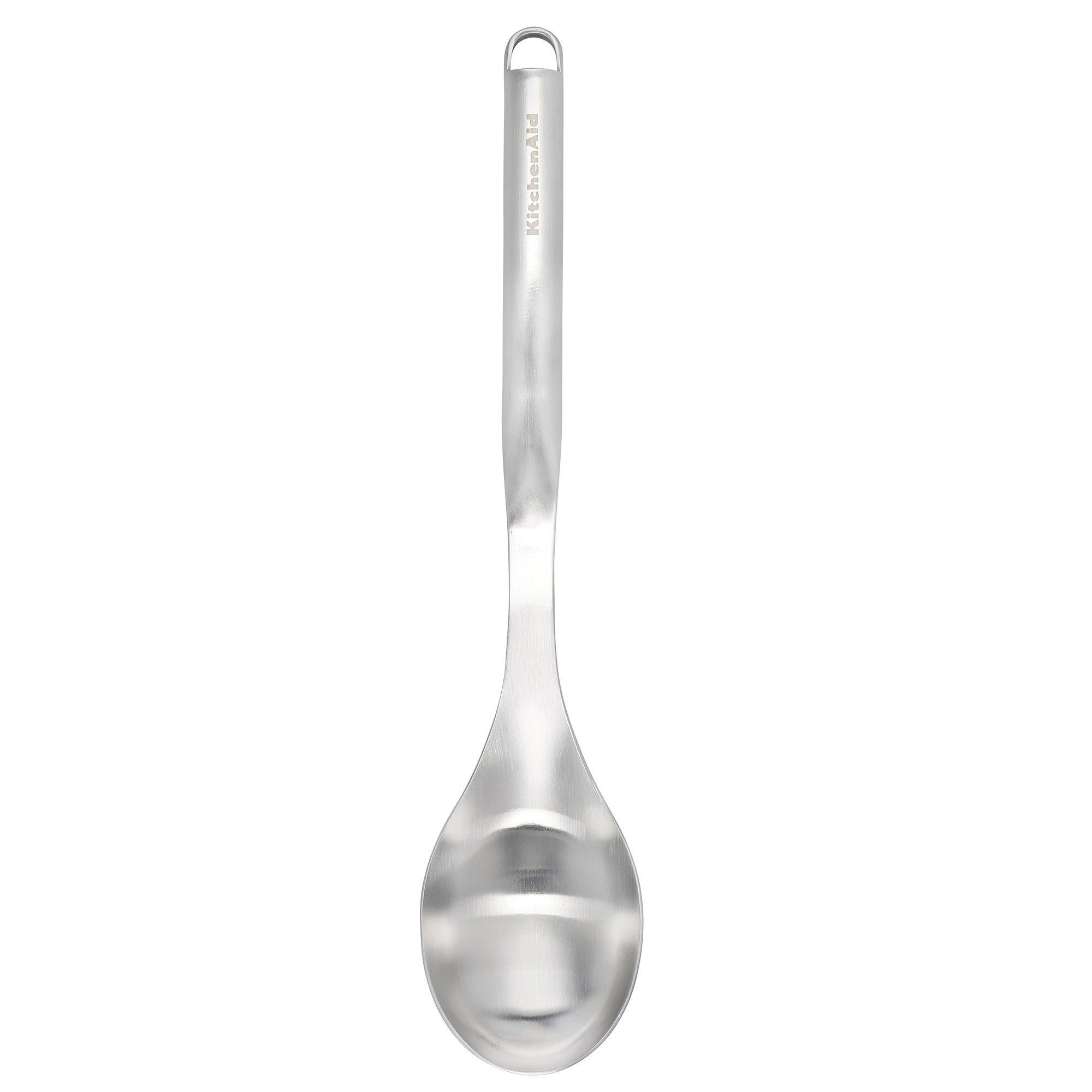 Silver - KitchenAid - KitchenAid Premium Stainless Steel Basting Spoon - 1