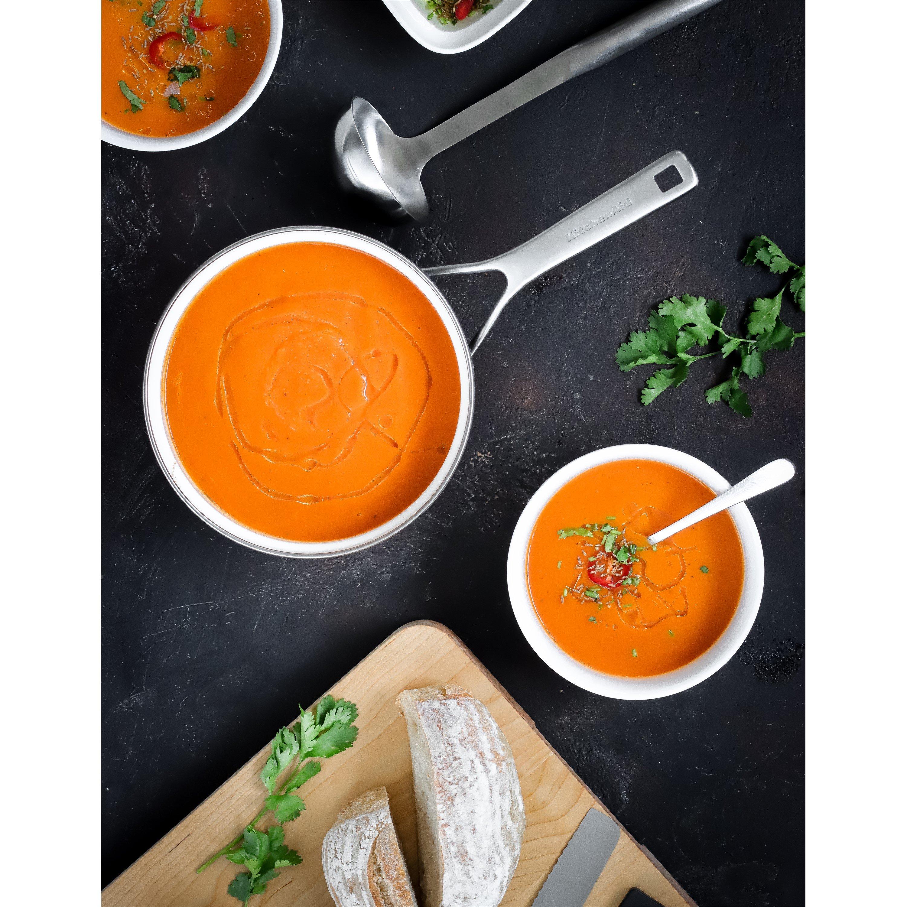 Silver - KitchenAid - KitchenAid Premium Stainless Steel Ladle - 5