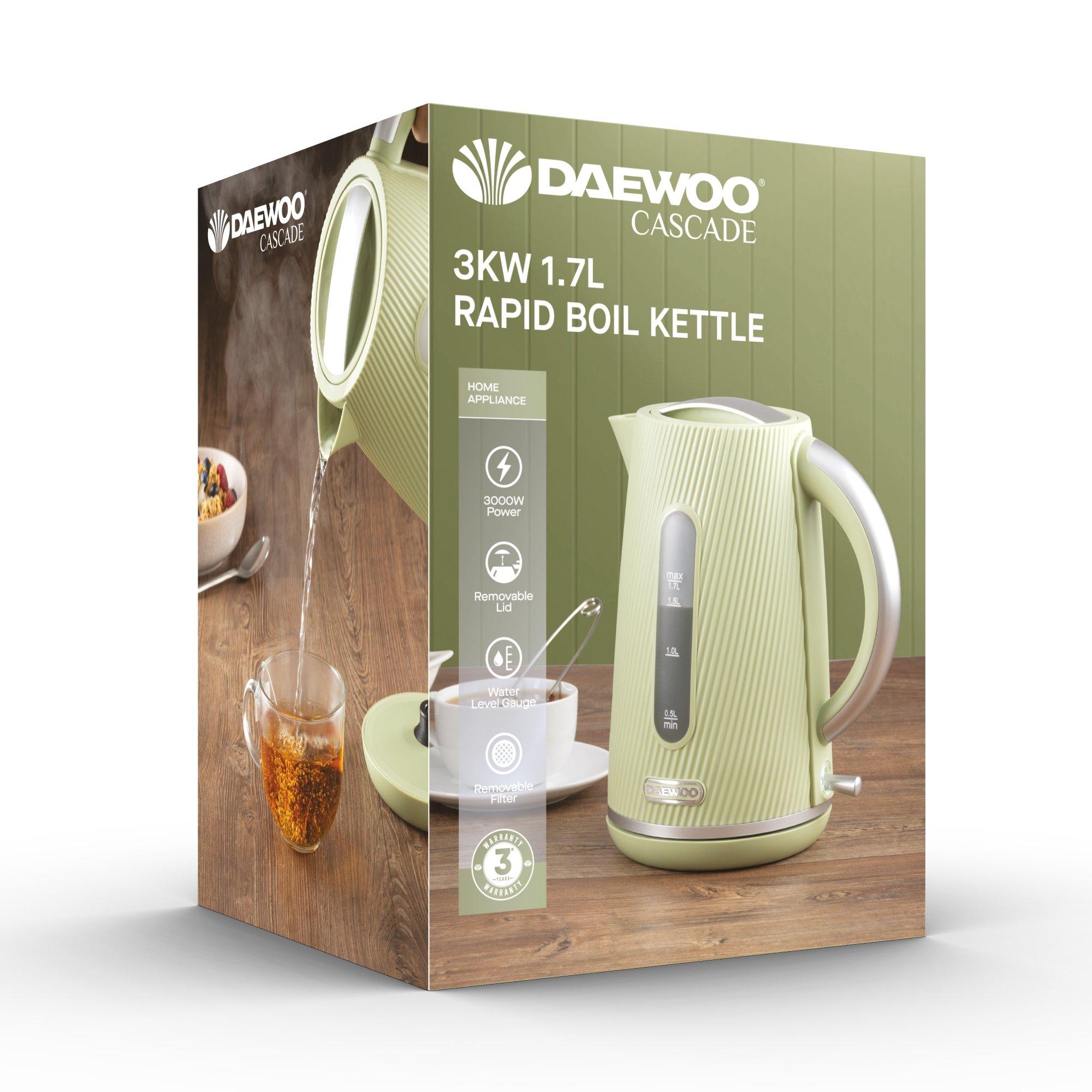 Sage - Daewoo Electricals - CASCADE 1.7L 3KW KETTLE SAGE - 2