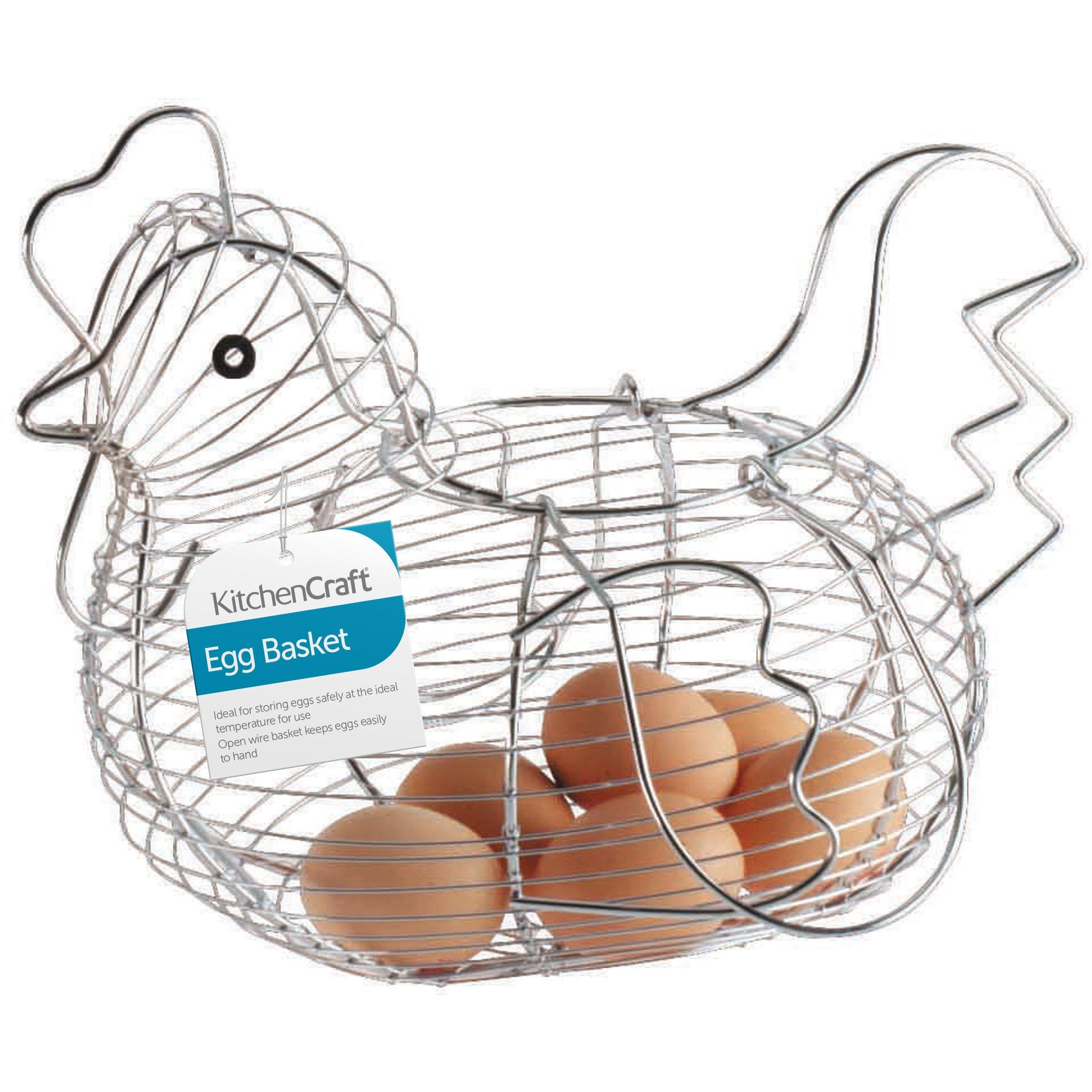 Silver - KitchenCraft - KitchenCraft Chrome Plated Wire Large Basket - 2