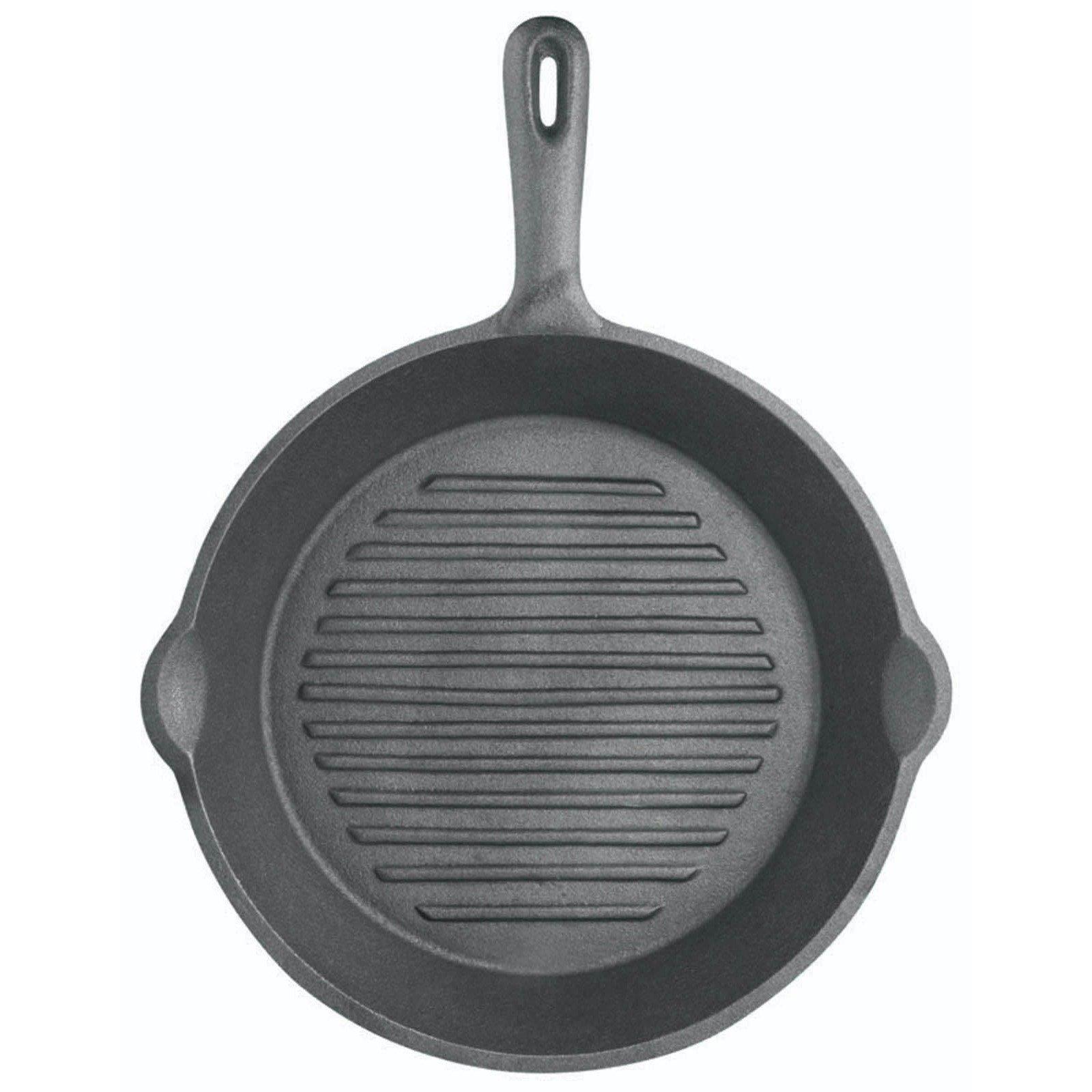 KitchenCraft KitchenCraft Deluxe Cast Iron Round Grill Pan