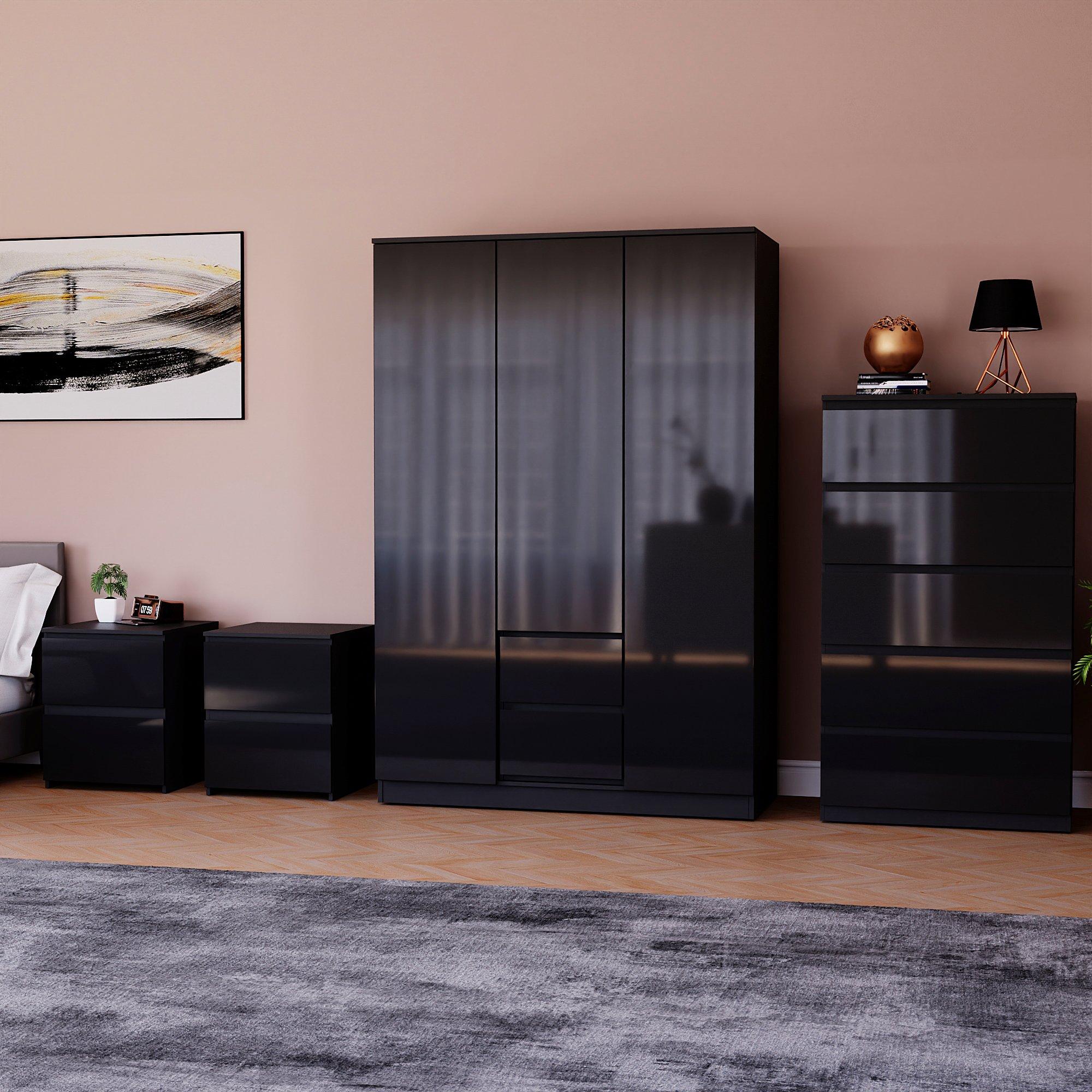 Glinton Gloss 4 Piece Bedroom Set 8