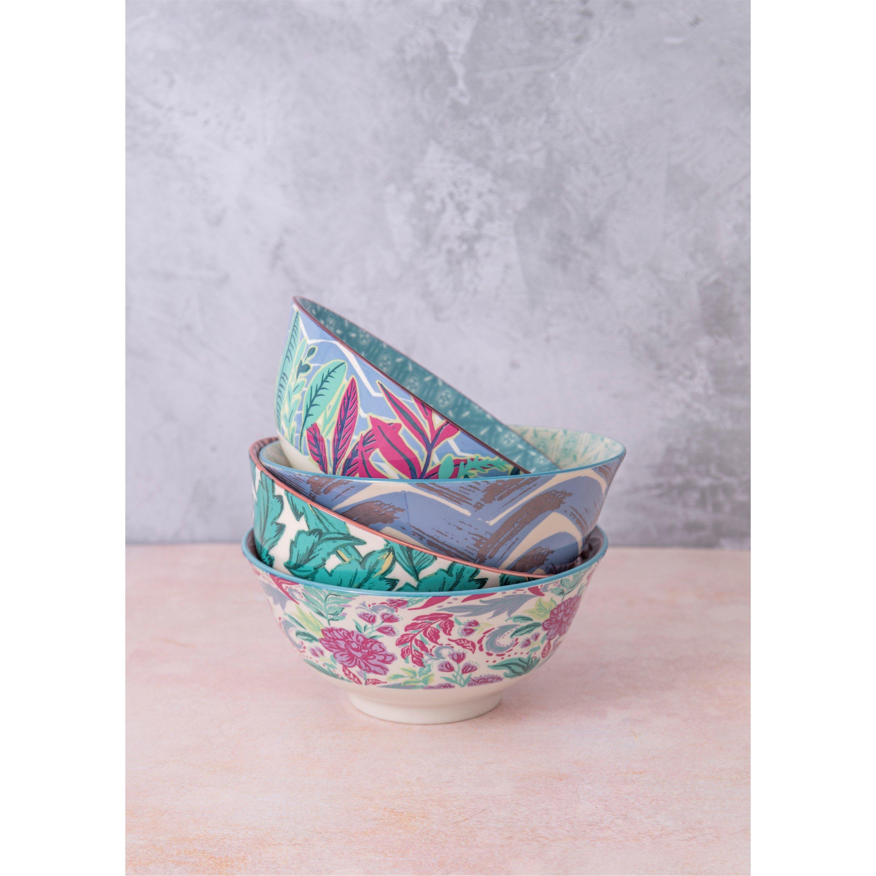 Assorted - KitchenCraft - KitchenCraft 4-Piece Ceramic Cereal / Dessert Bowl - 4