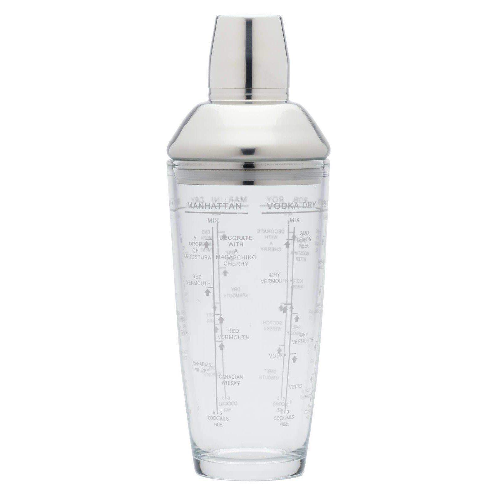 Clear - BarCraft - Glass Boston Cocktail Shaker - 1