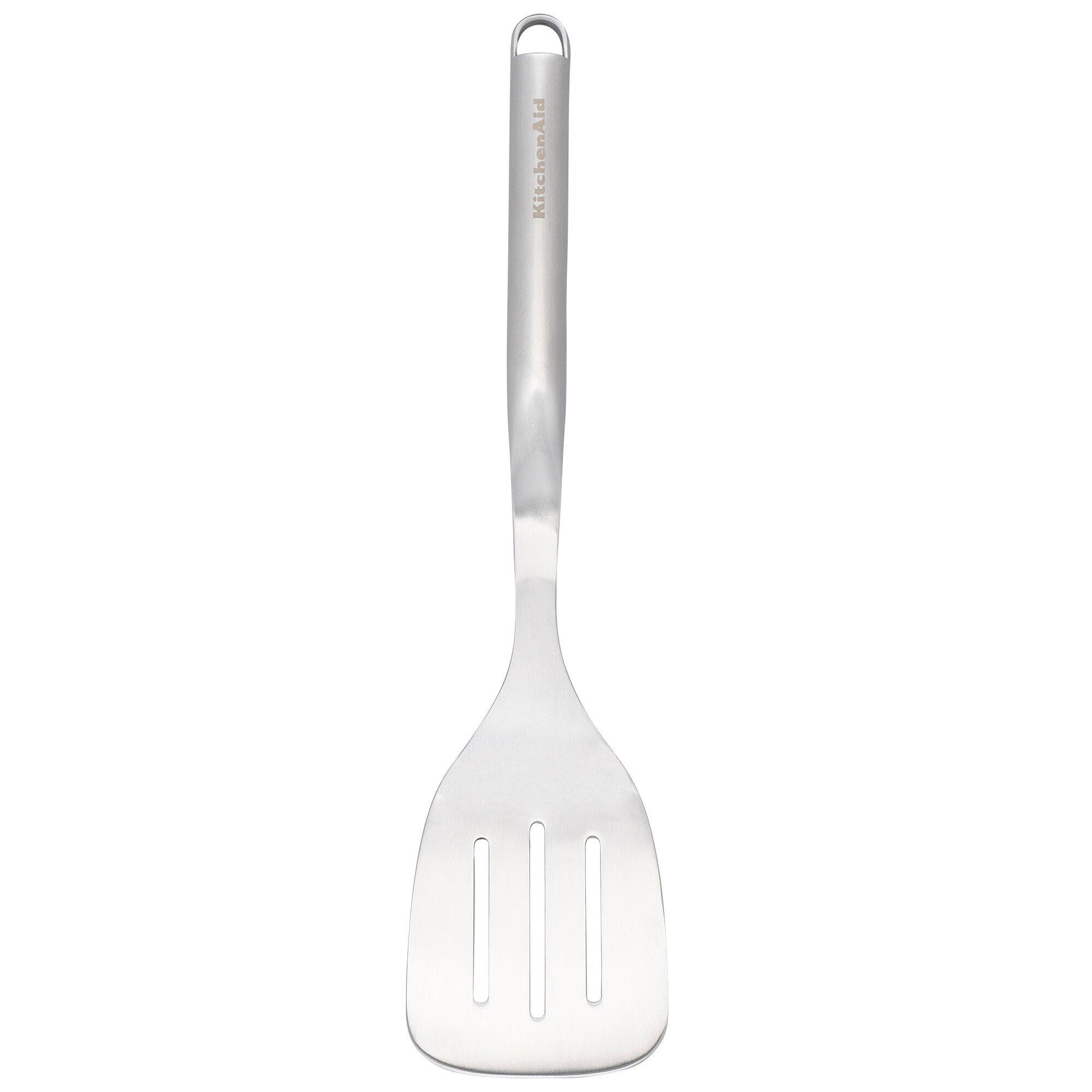 Kitchenaid Premium Stainless Steel Slotted Food Tu - Silver - 34.6x8.5cm - Image 4