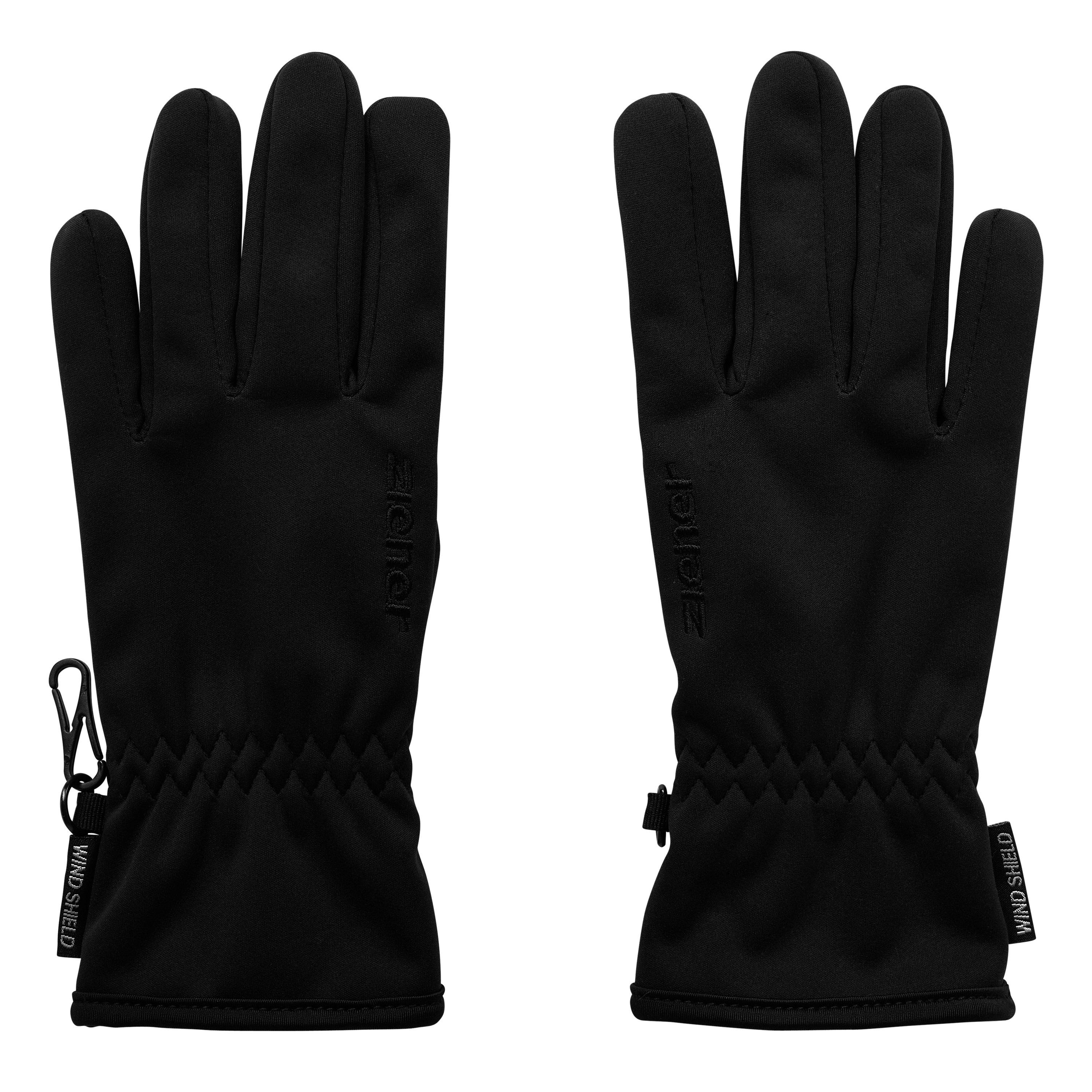 Ziener Boys  Traction Grip Walking Gloves - Black - X Lge Jnr
