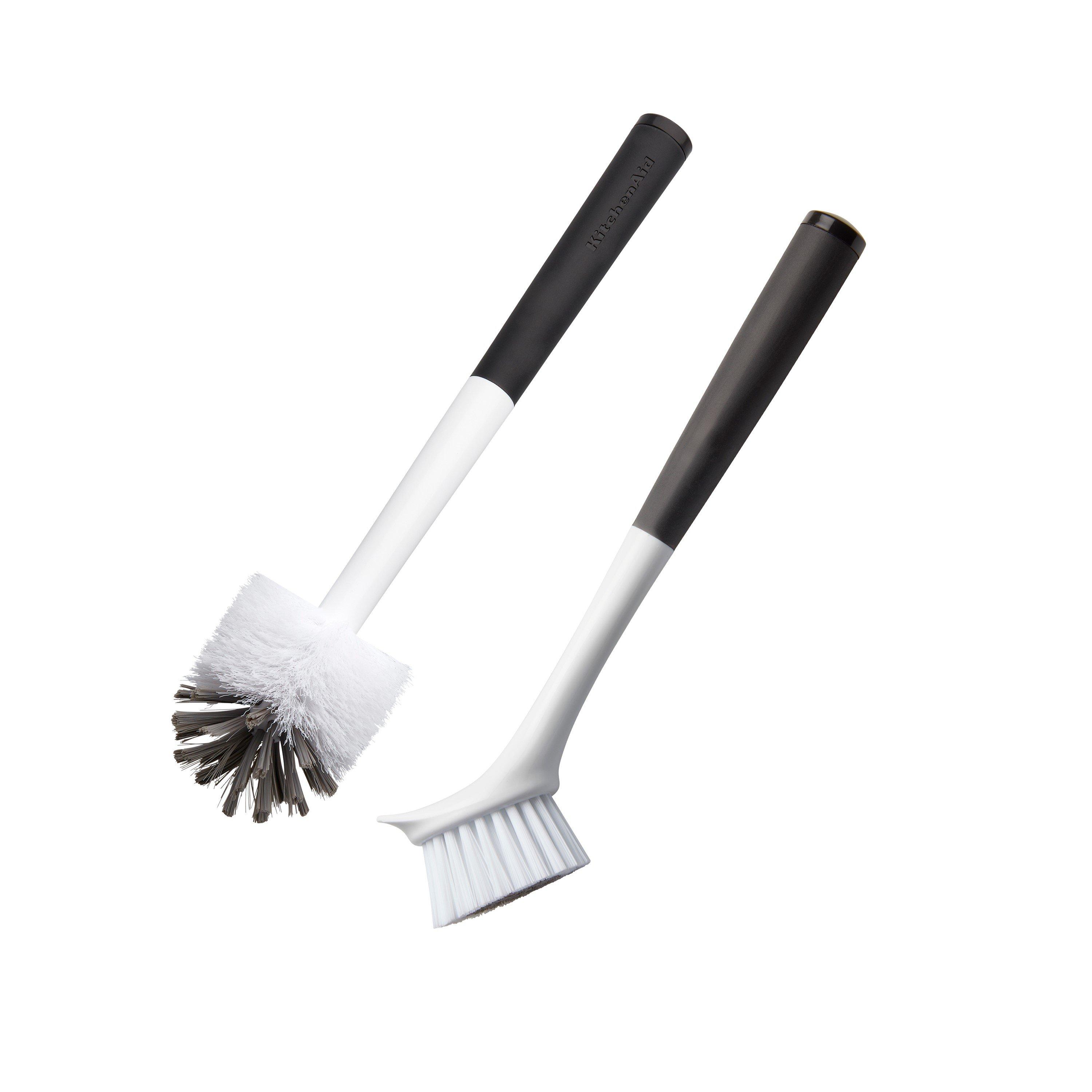 Black / White - KitchenAid - 2-Piece Cleaning Brush Set - 1