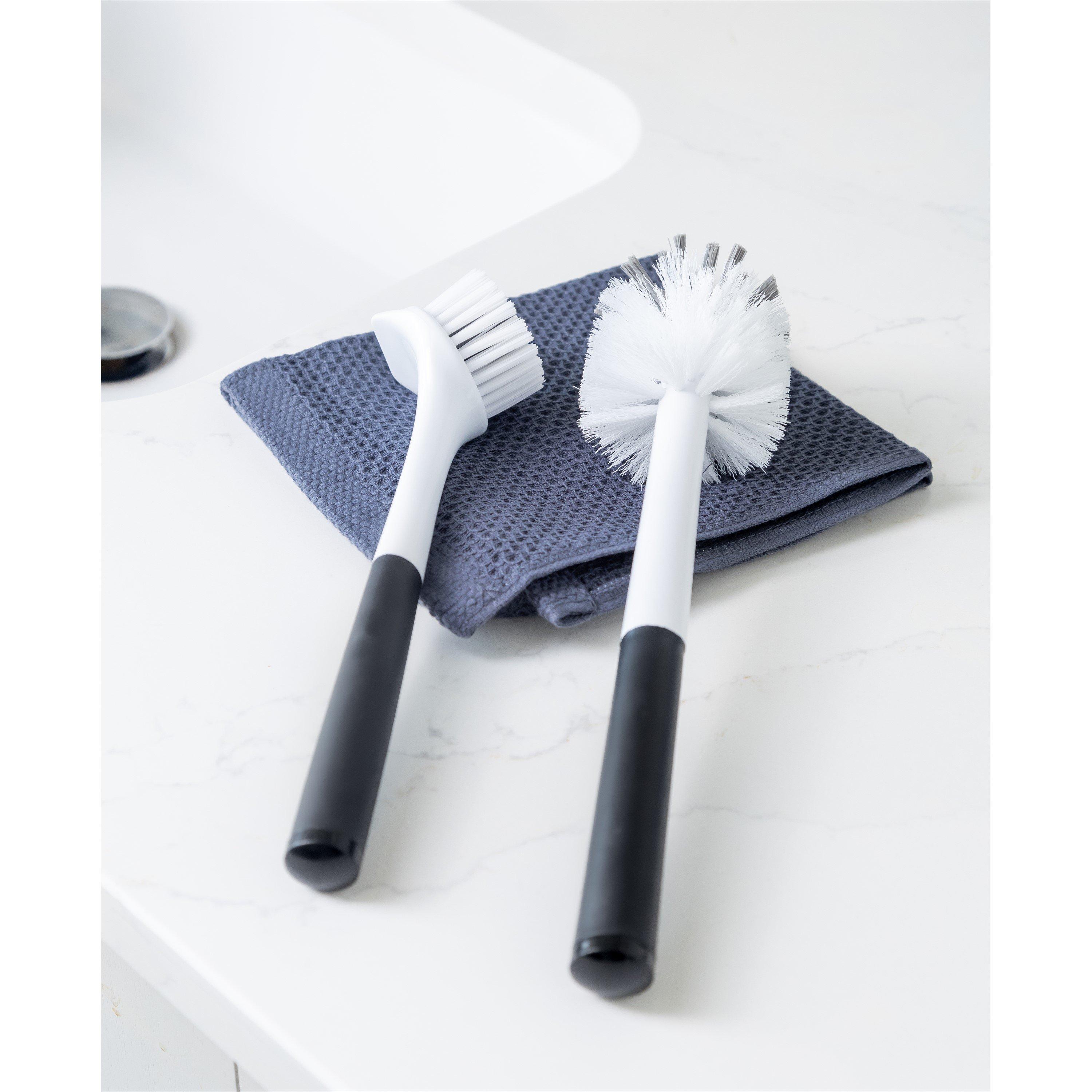 Black / White - KitchenAid - 2-Piece Cleaning Brush Set - 4