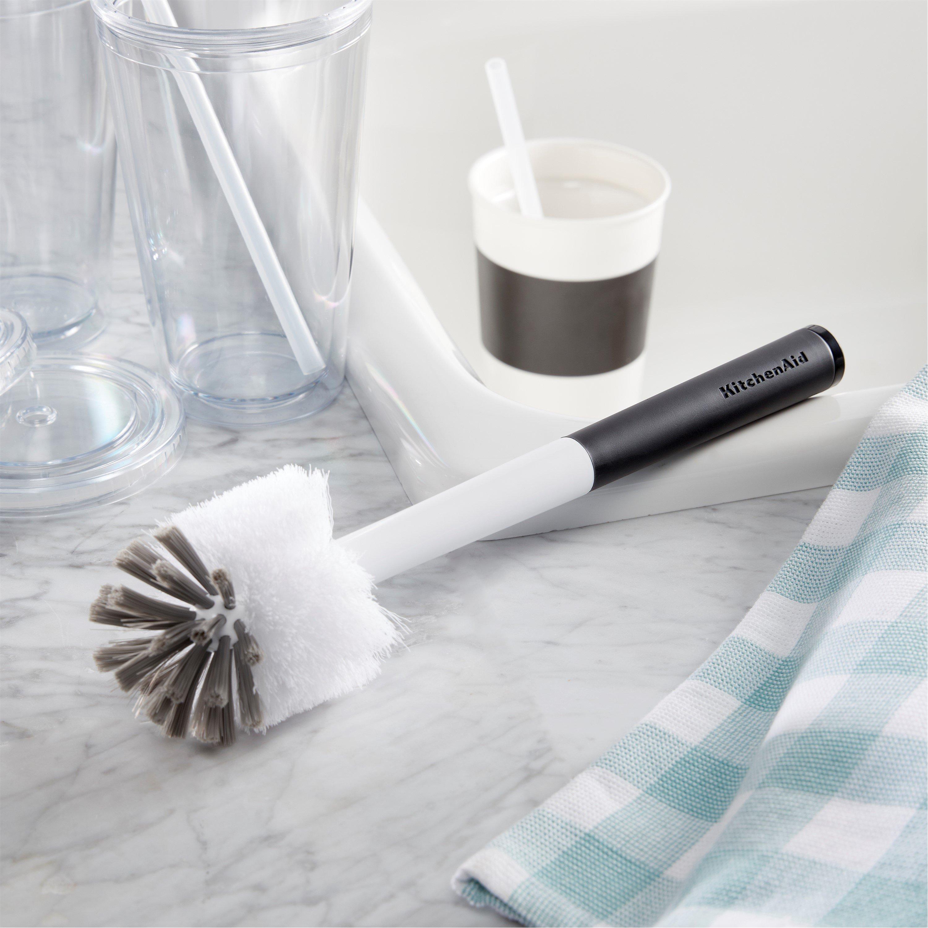 Black / White - KitchenAid - 2-Piece Cleaning Brush Set - 7