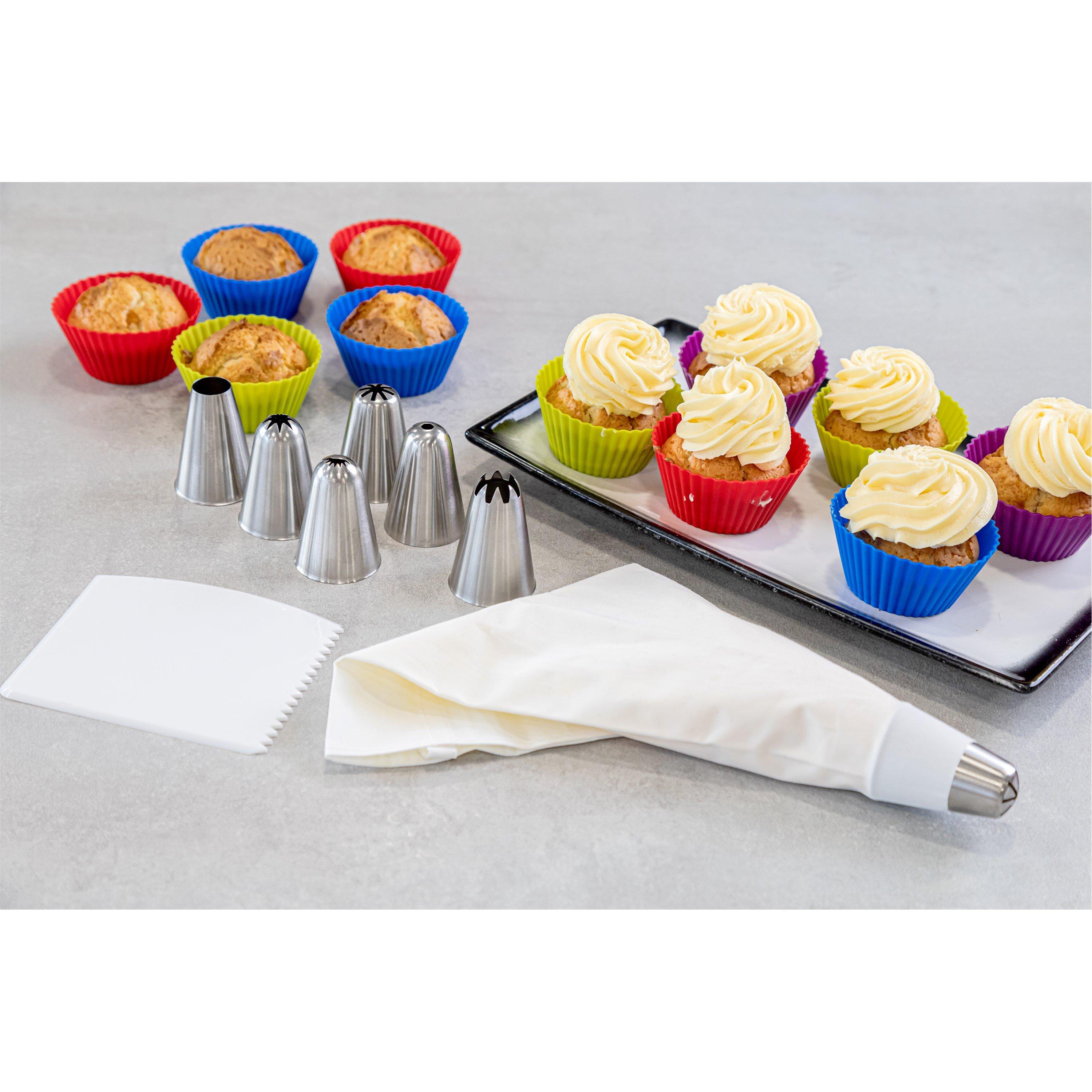 Silver - KitchenCraft - Sweetly Does It 9 Piece Icing Set - 2