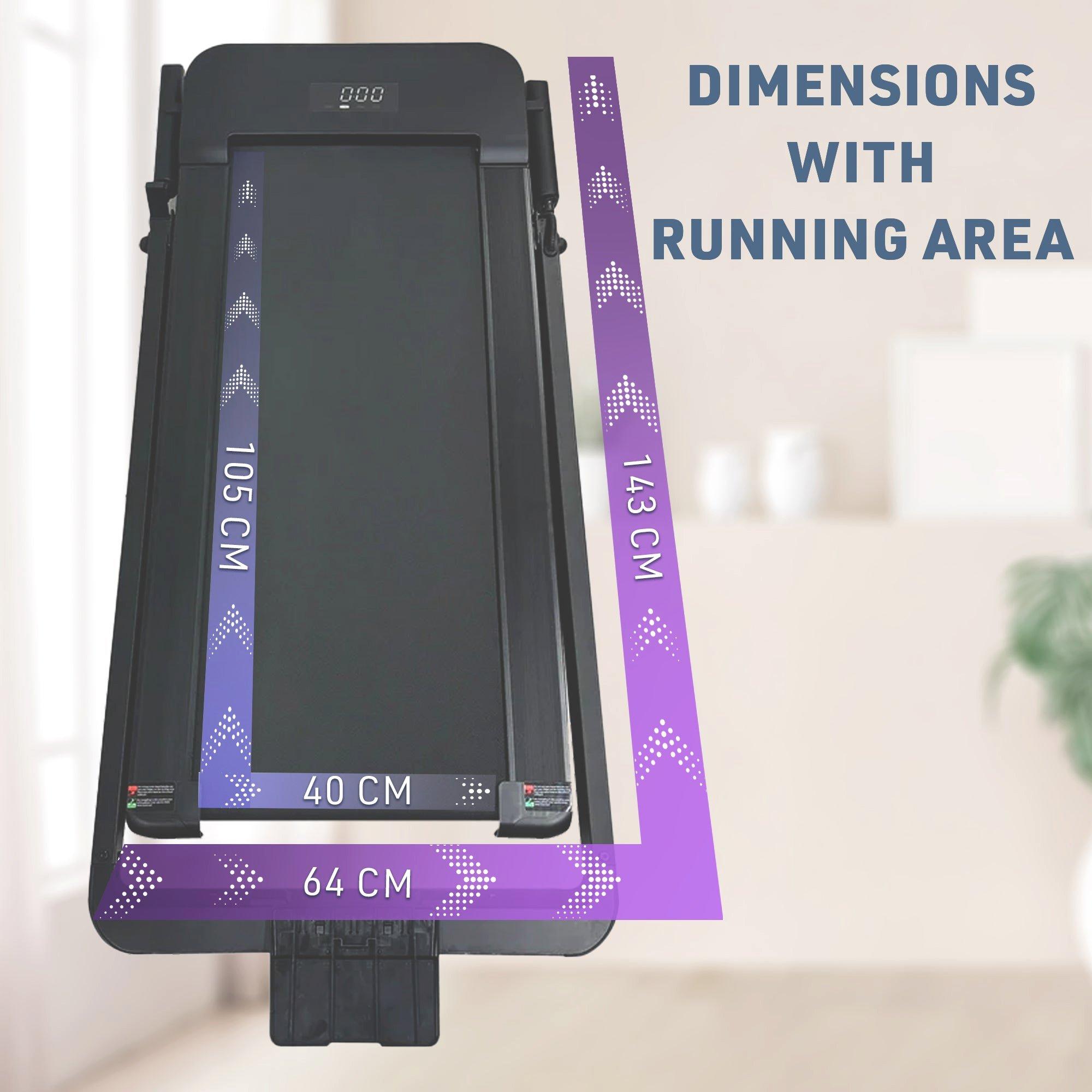 Black - Viavito - StrideMate Walking Pad - 8