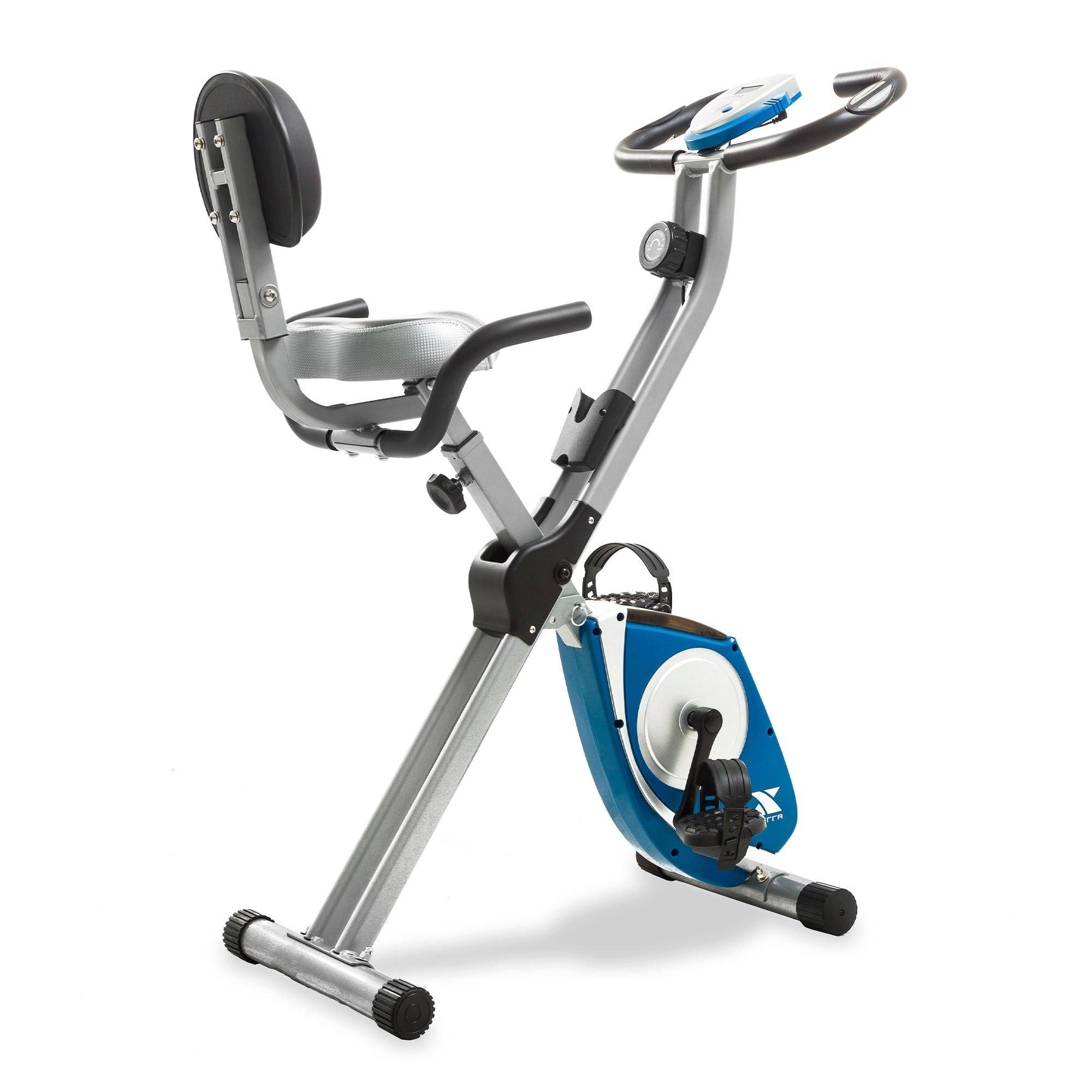Silver - Xterra Fitness - FB350 Folding Exercise Bike - 1