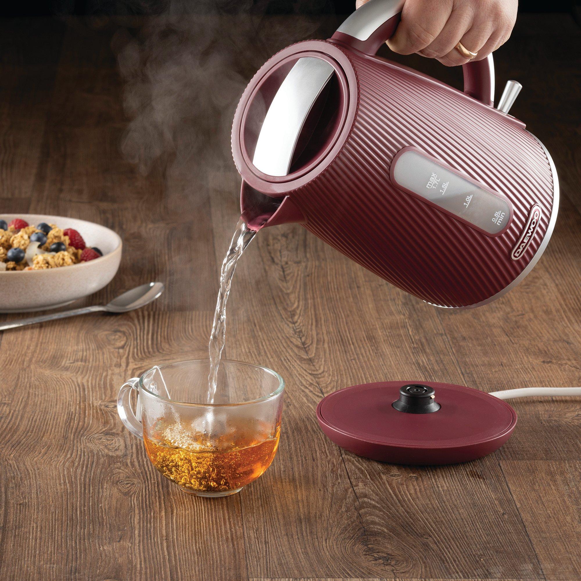 Ruby - Daewoo Electricals - CASCADE 1.7L 3KW KETTLE RUBY - 3
