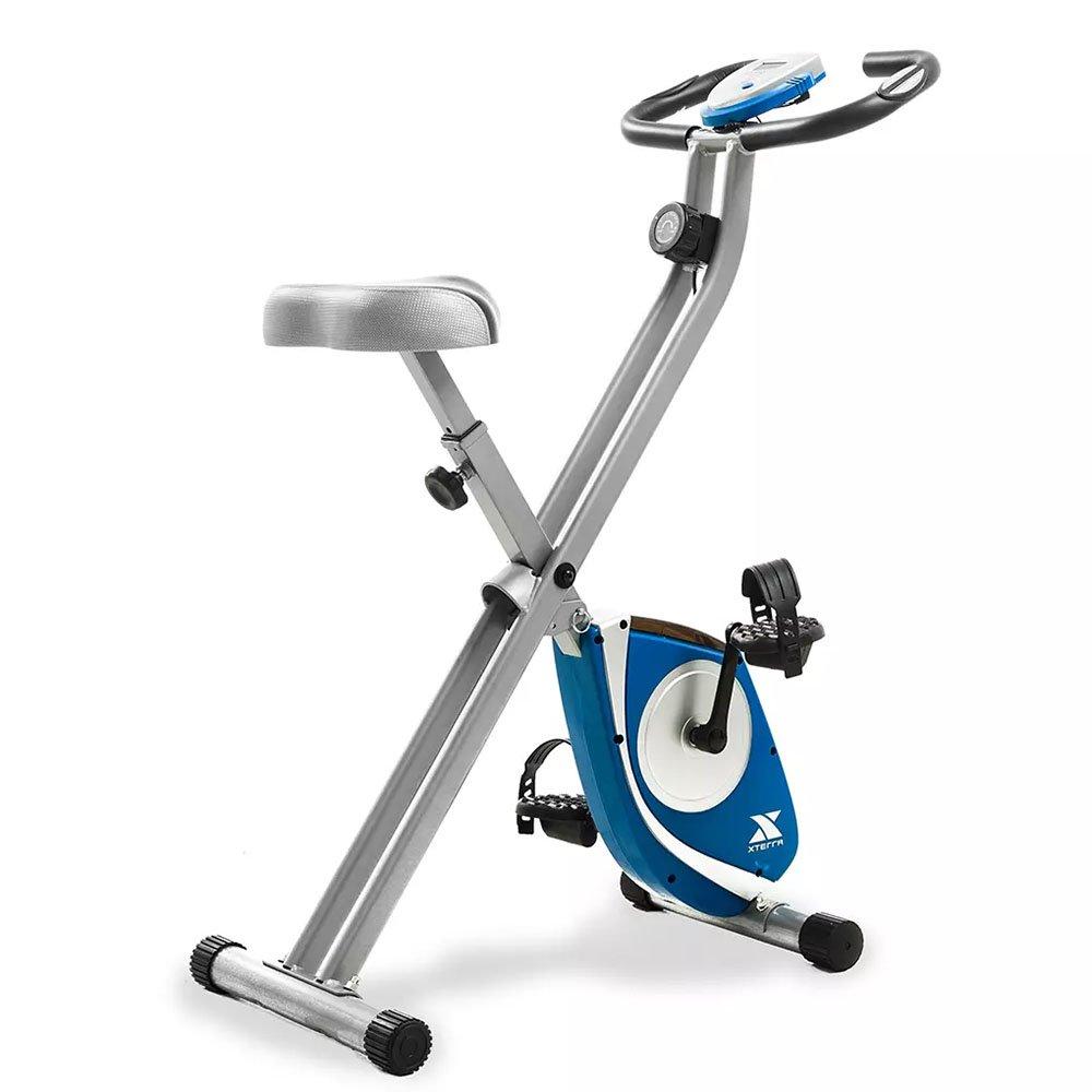 Silver - Xterra Fitness - FB150 Folding Exercise Bike - 1