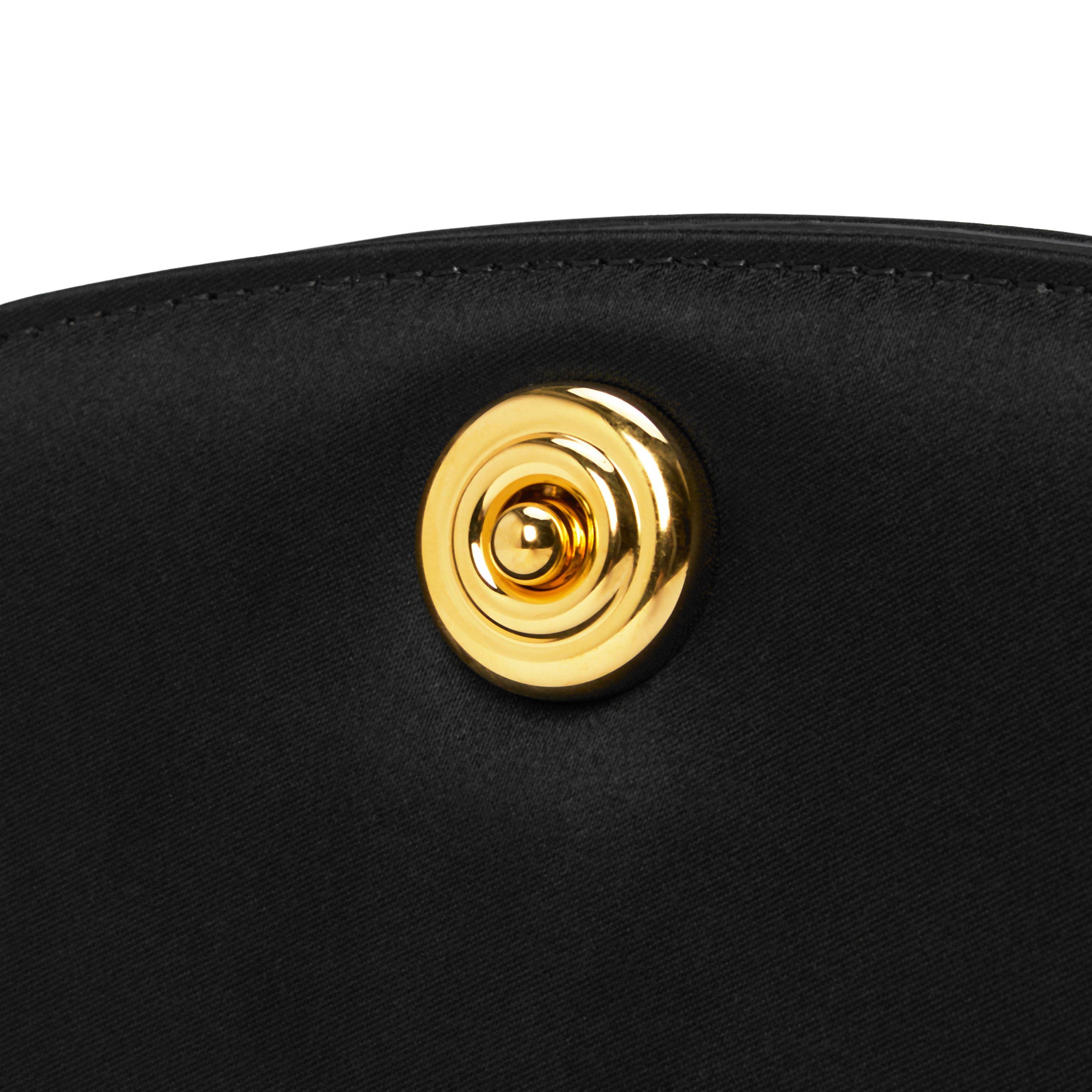 BLACK GOLD - Liffner - Women's Pushlock Satin Clutch Bag - 3