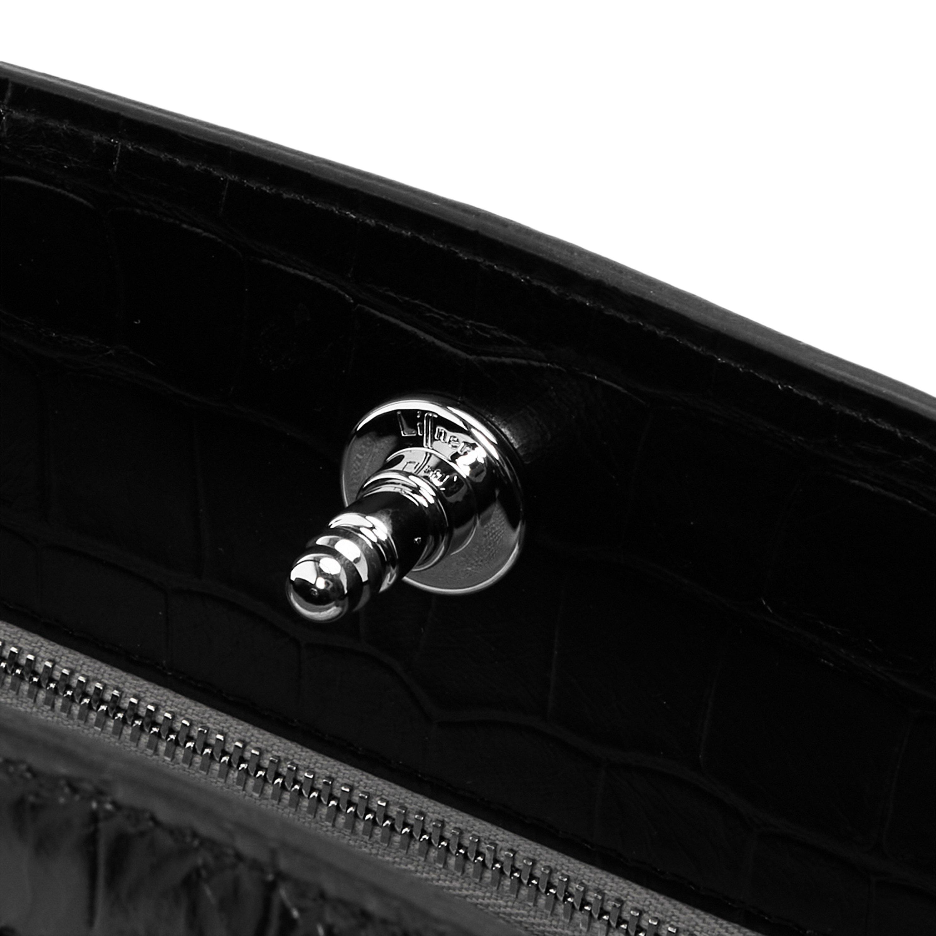 BLACK AND SILVE - Liffner - PUSHLOCK CROC EMBOSSED CL - 4