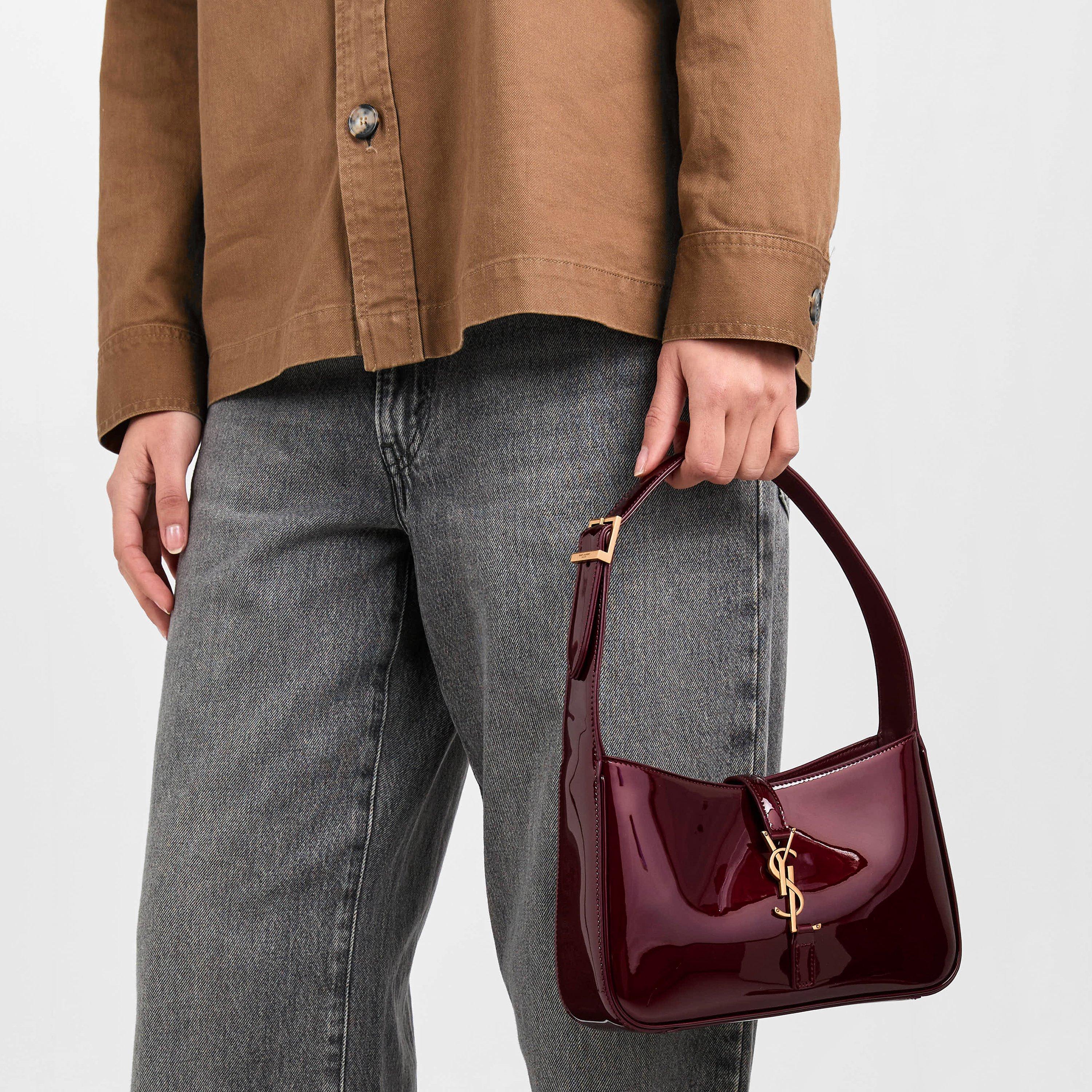 Gloss Burgundy - Saint Laurent - Women's Gloss Le5A7 Hobo Bag - 3