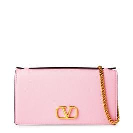 Valentino Garavani V Logo Wallet On Chain Bag