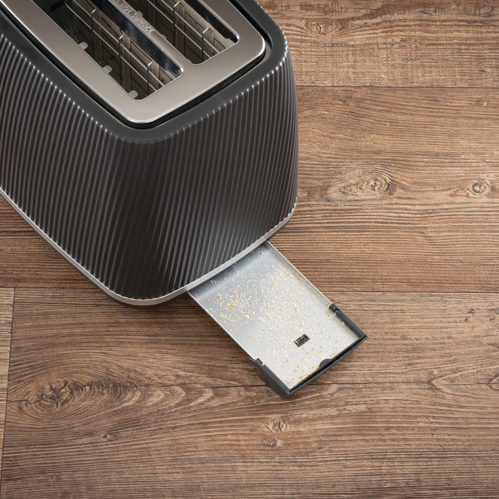 Black - Daewoo Electricals - CASCADE 2 SLICE TOASTER BLACK - 5