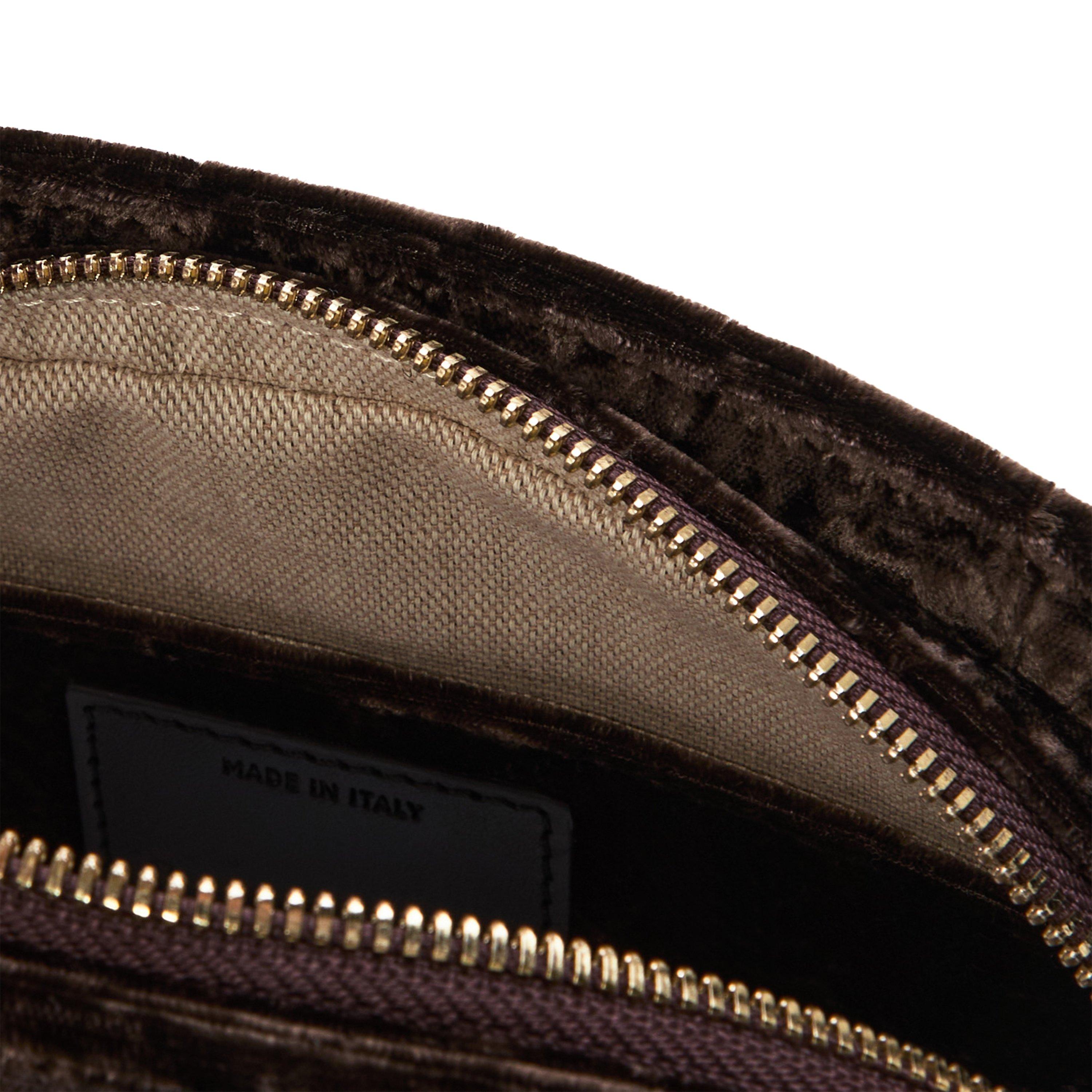 BROWN - Liffner - TASSEL VELVET BAG - 4