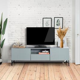 FurnitureR TV Stand with Drawer and Cabinet Storage