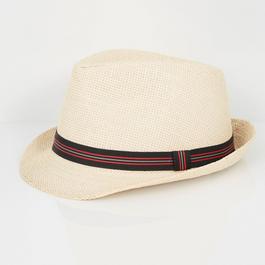 Brave Soul Trilby Hat with Contrast Tape Detail