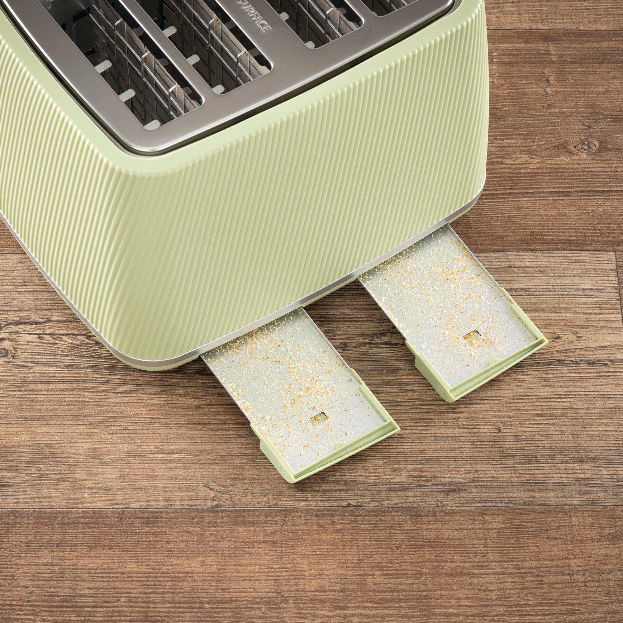 Sage - Daewoo Electricals - CASCADE 4 SLICE TOASTER SAGE - 5