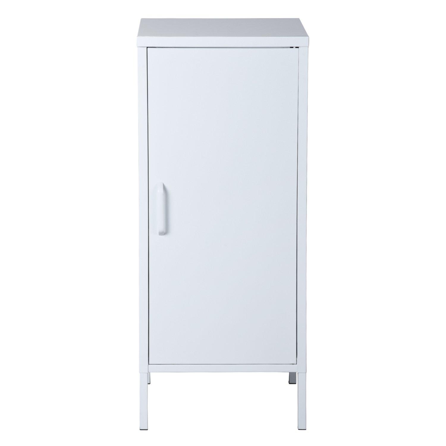 Wit - FurnitureR - Metal Storage Cabinet with 3 Fixed Shelves - 5